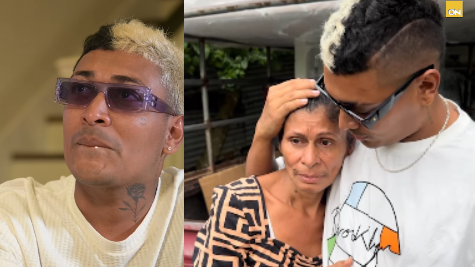 Supremo llora al hablar de su madre