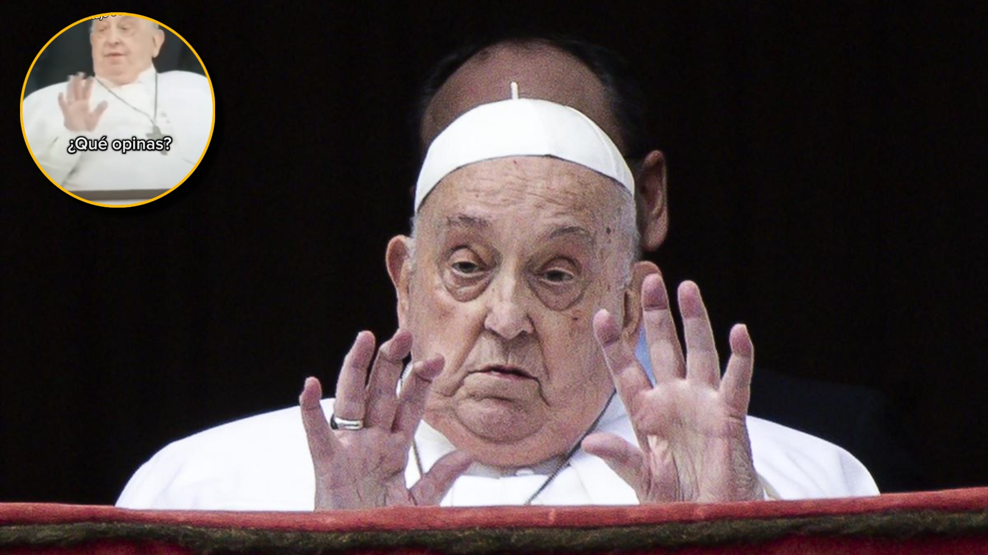 TikTok explota con video que asegura que el Papa Francisco murió antes de lo anunciado