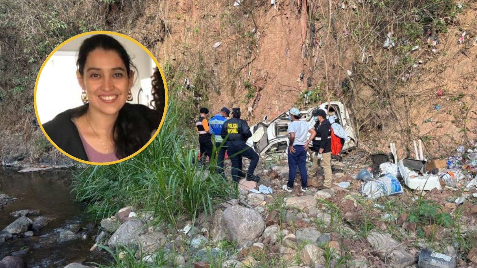 En estado crítico y sedada, permanece la esposa del doctor Victor Paz Flores que murió en trágico accidente en El Chimbo