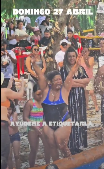 Hondureña se hace viral por bailar playero en balneario