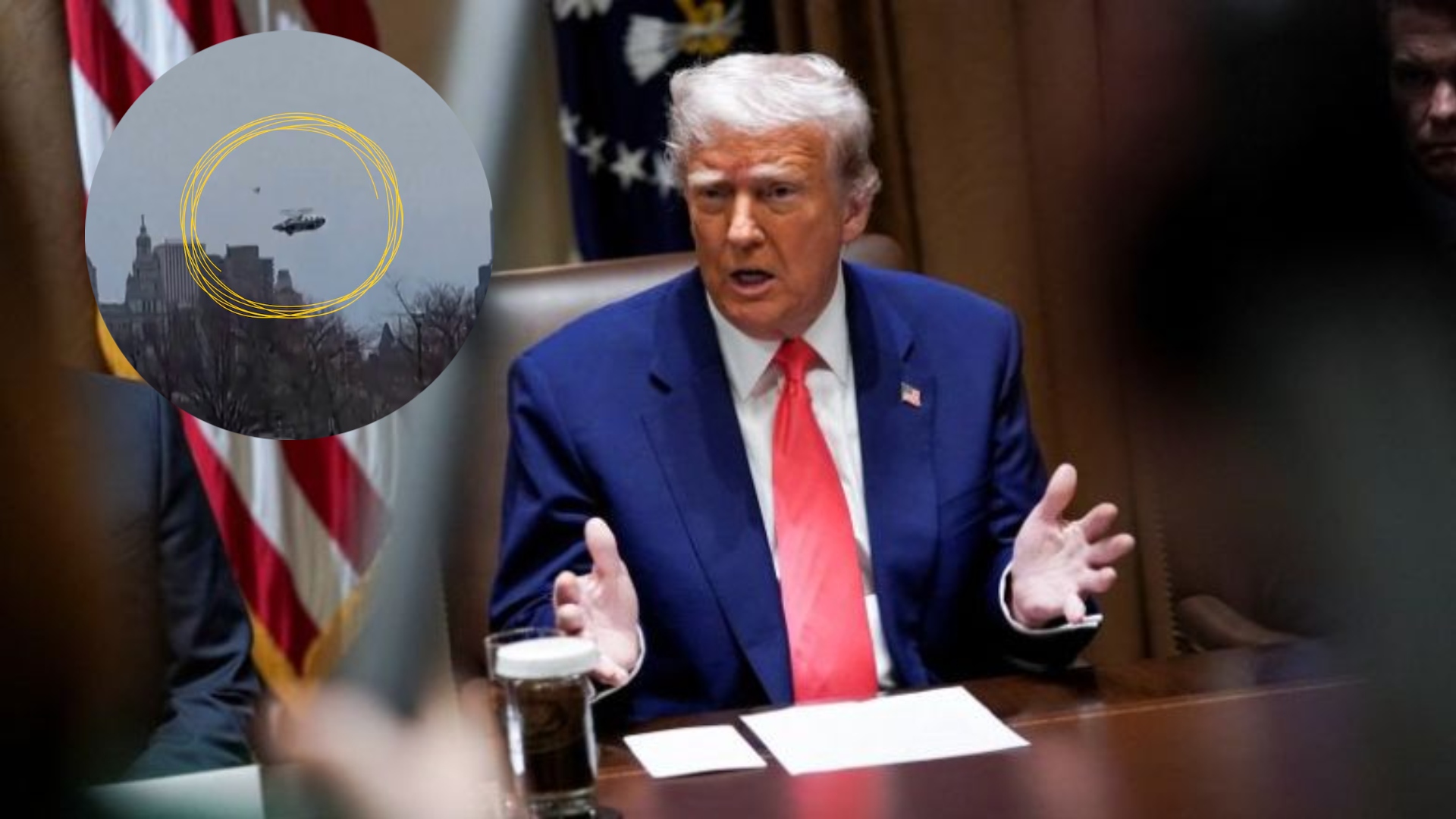 Donald Trump se pronuncia tras el accidente de helicóptero ocurrido en el río Hudson en Nueva York