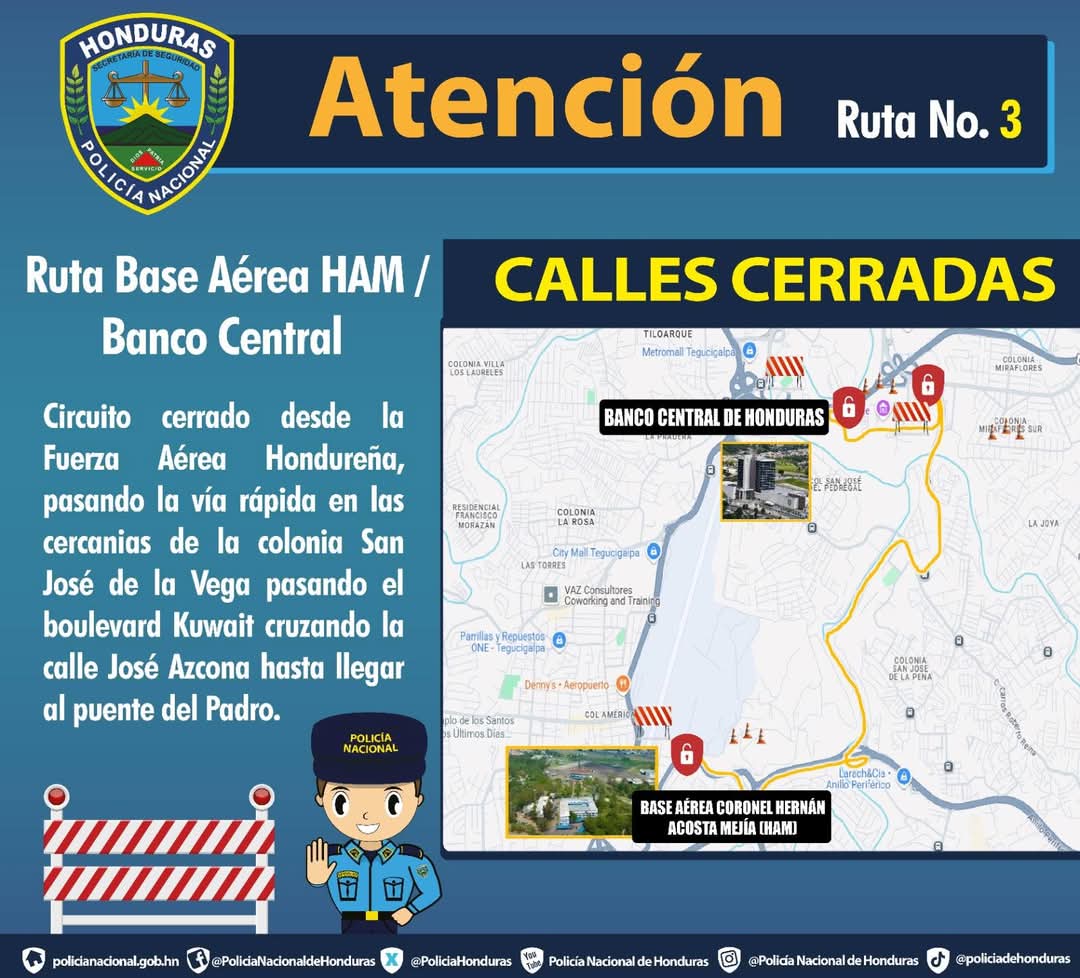 calles cerradas tegucigalpa 3