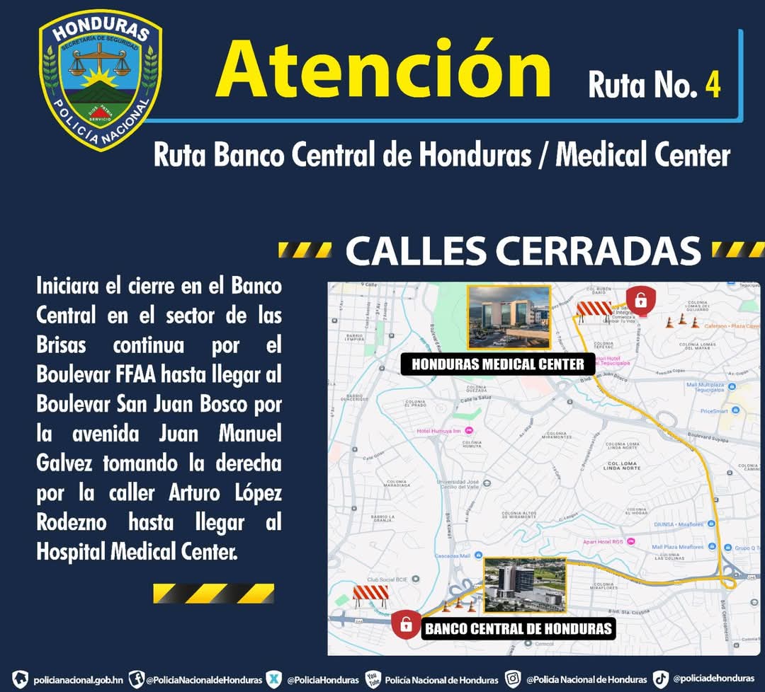 calles cerradas tegucigalpa 4