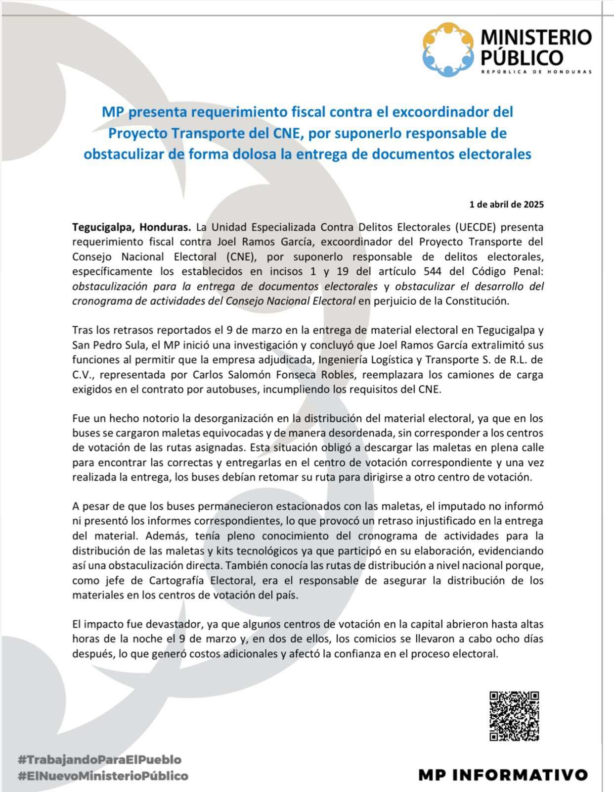 comunicado