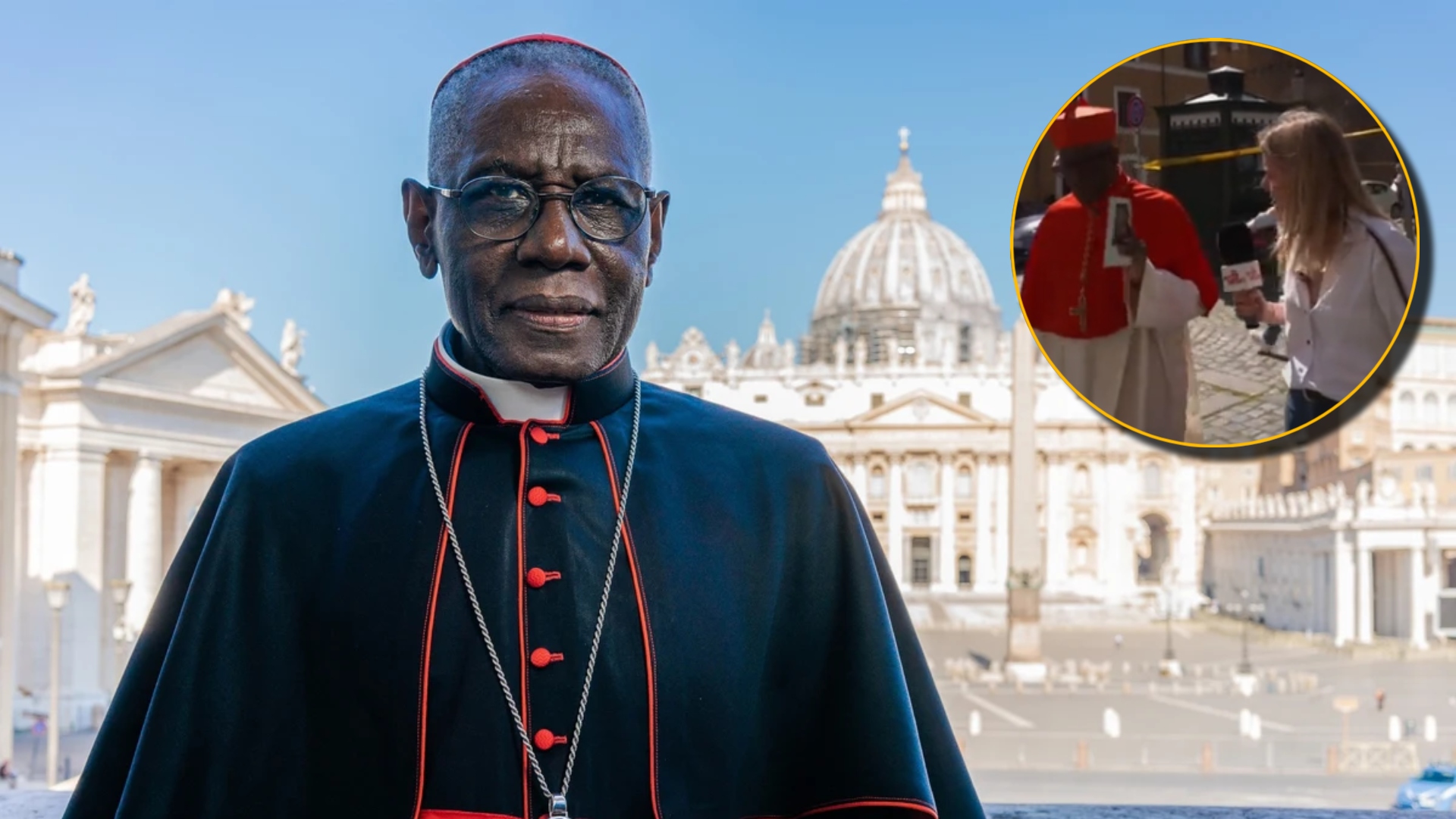 critican la actitud del cardenal Robert Sarah
