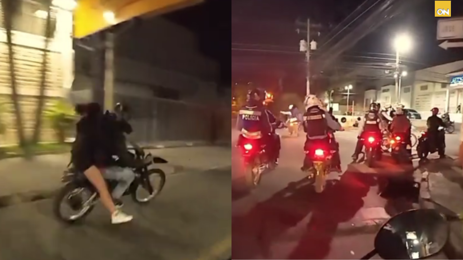 momento captado luego de piques