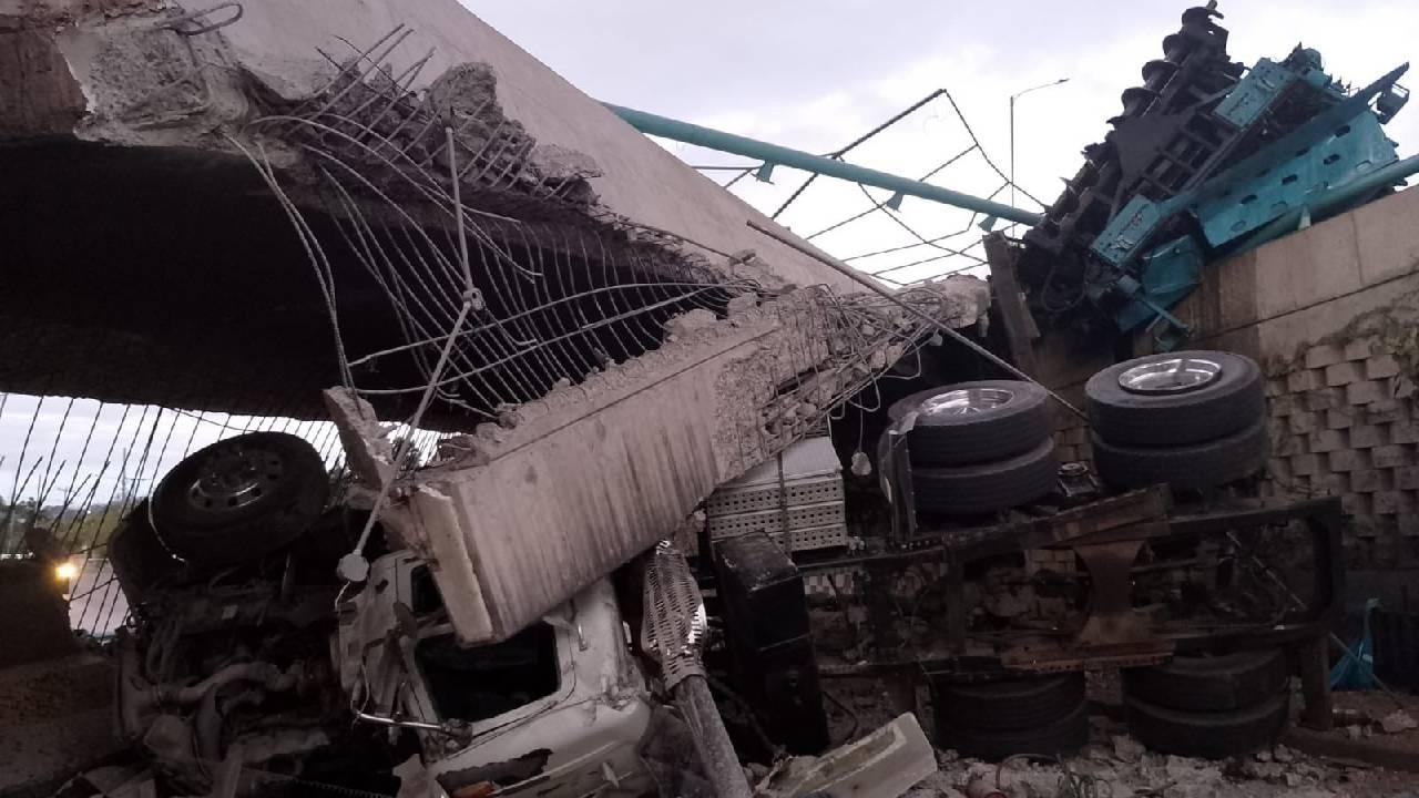 fotos del puente que colapso en tegucigalpa