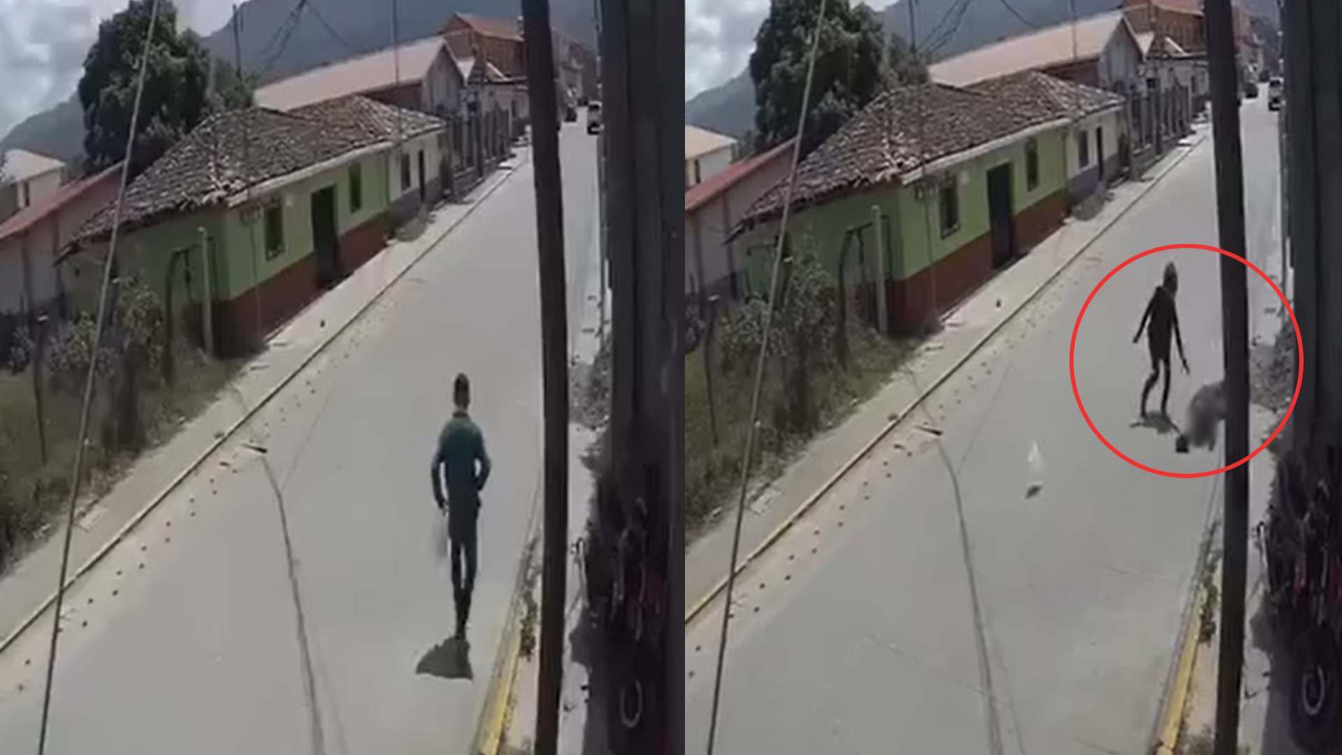 Mientras caminaba en la calle, sicario llega a ultimar a hombre en San Juan, Intibucá (VIDEO)