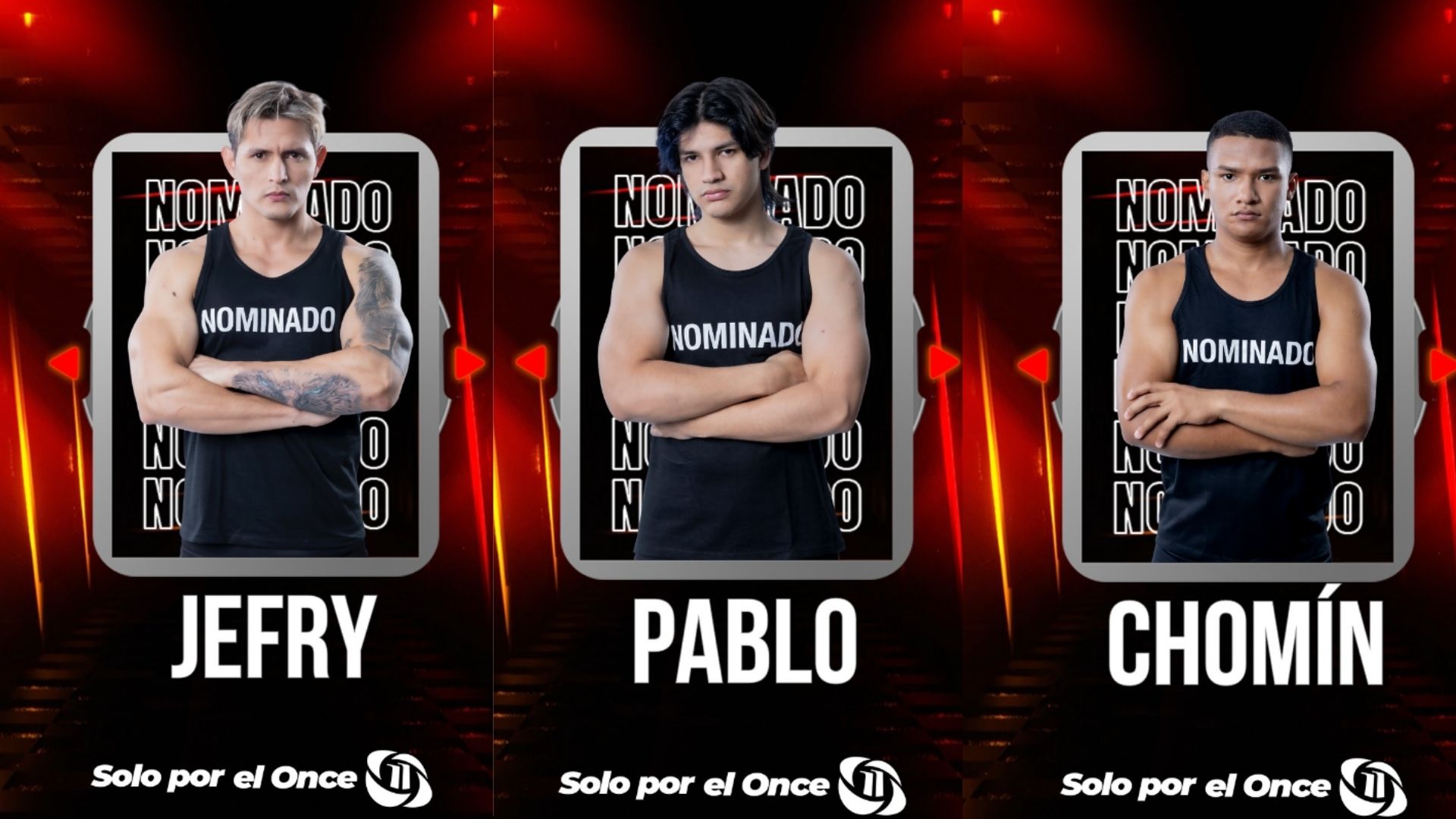 Tres guerreros rojos al borde de la eliminación en Calle 7 Honduras