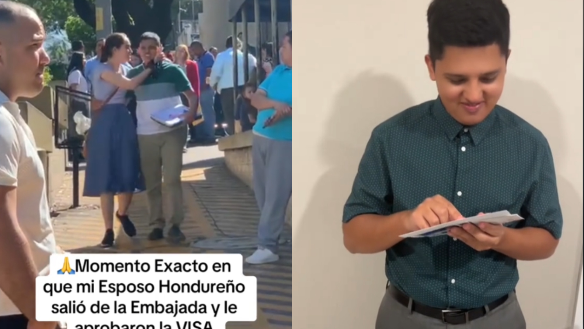 Critican a hondureño por disimulado tras obtener residencia por su esposa gringa