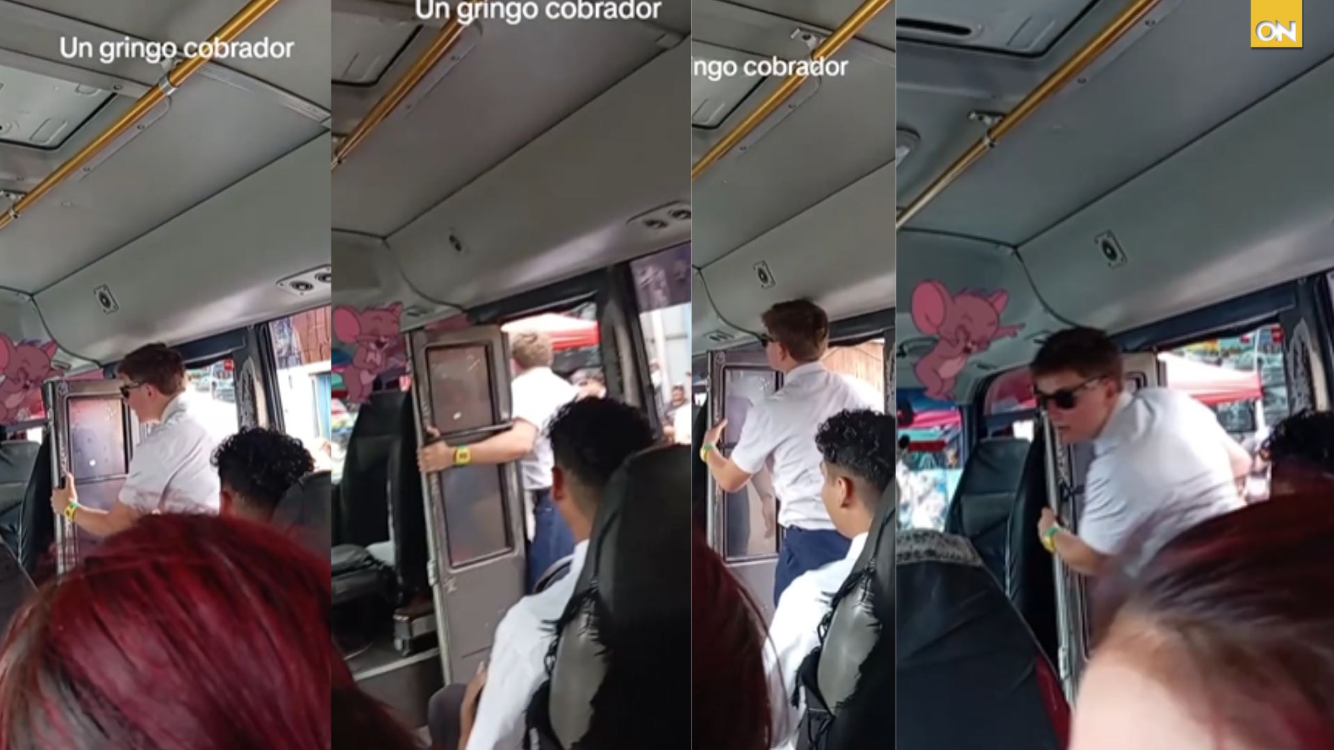 Gringo cobrador bus