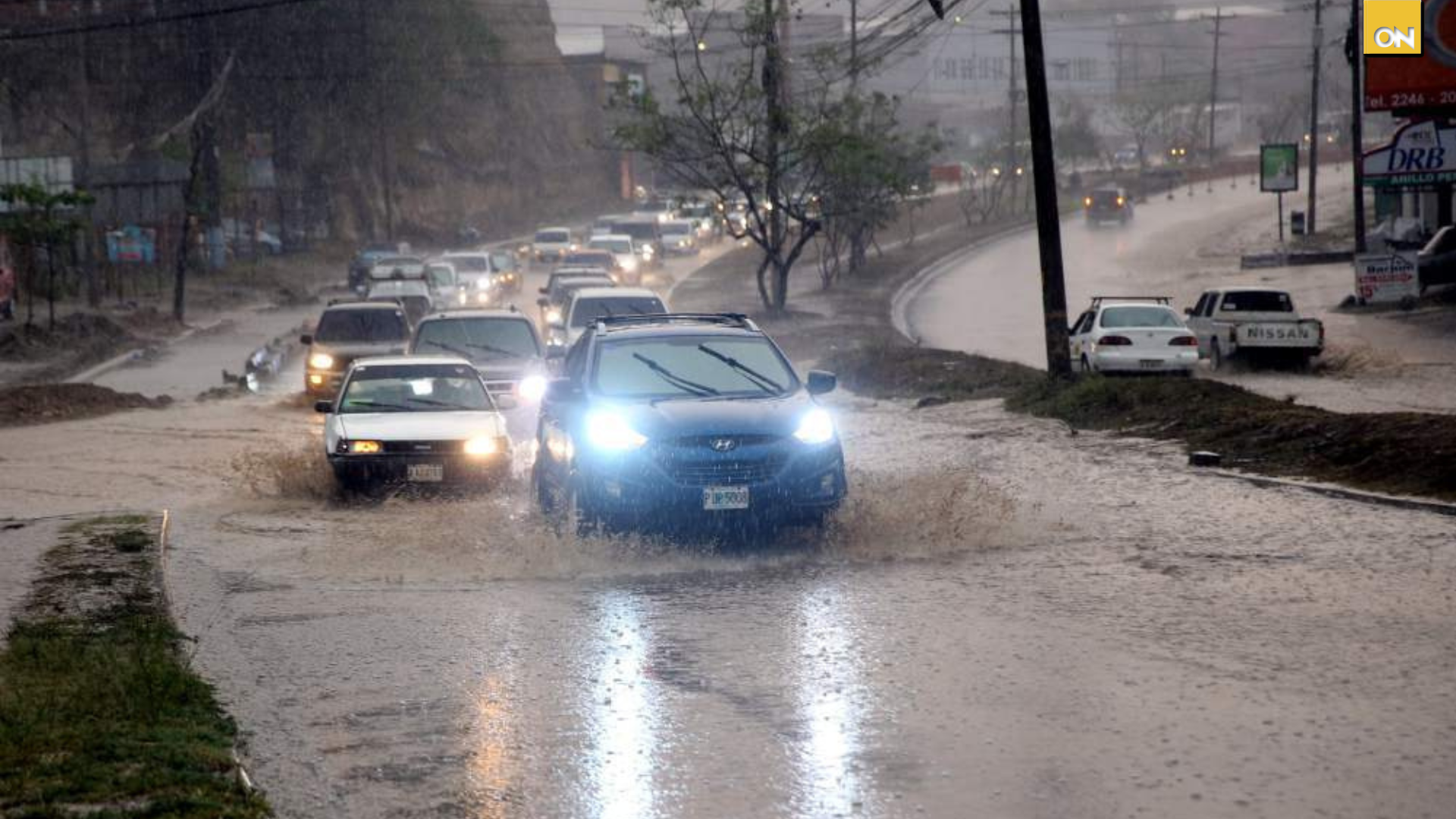 Lluvias zonas de Honduras