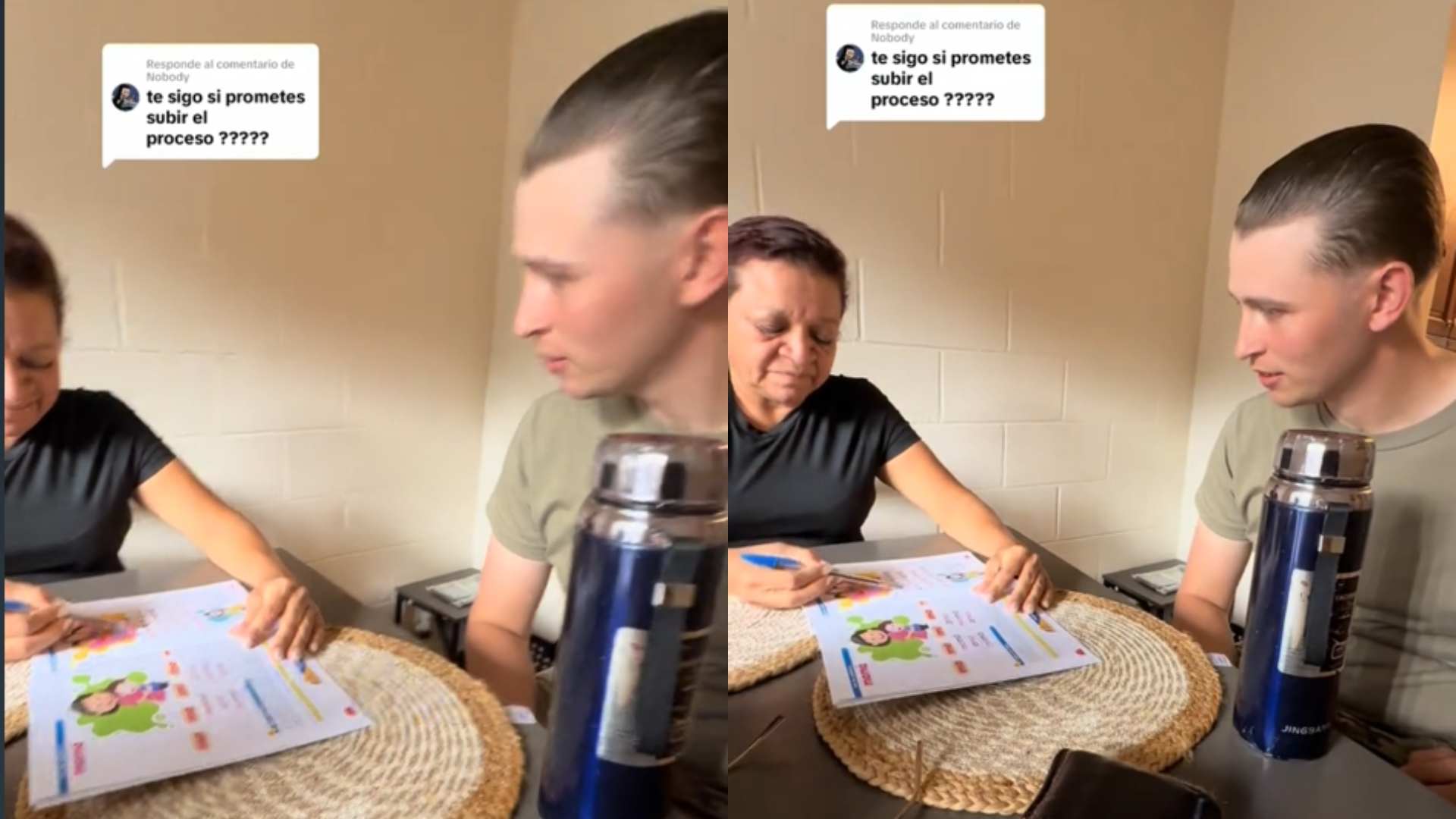 Con el “Libro Nacho”, maestra hondureña enseña español a su yerno gringo y se vuelve viral