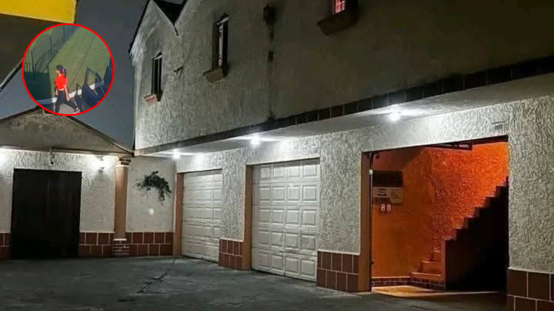 Mujer pareja motel