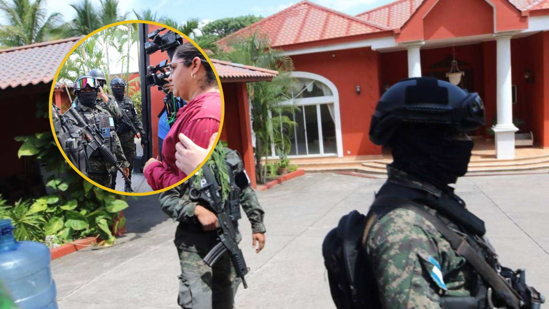 Así fue documentado el polémico ingreso de la Policía a la residencia de Romeo Vásquez Velásquez