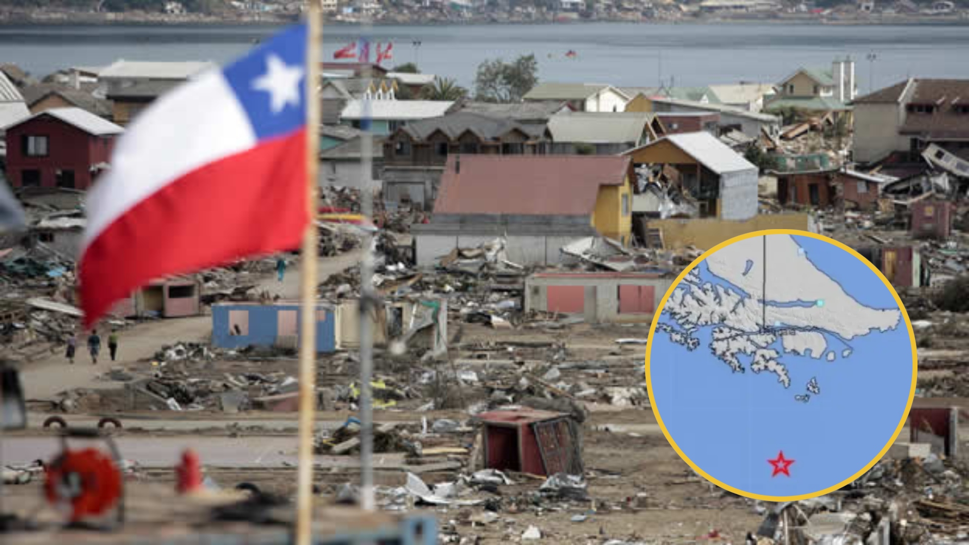 Fuerte sismo de magnitud 7.5 sacude la región de Magallanes en Chile y activa alerta de tsunami