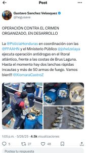 Captura del comisionado