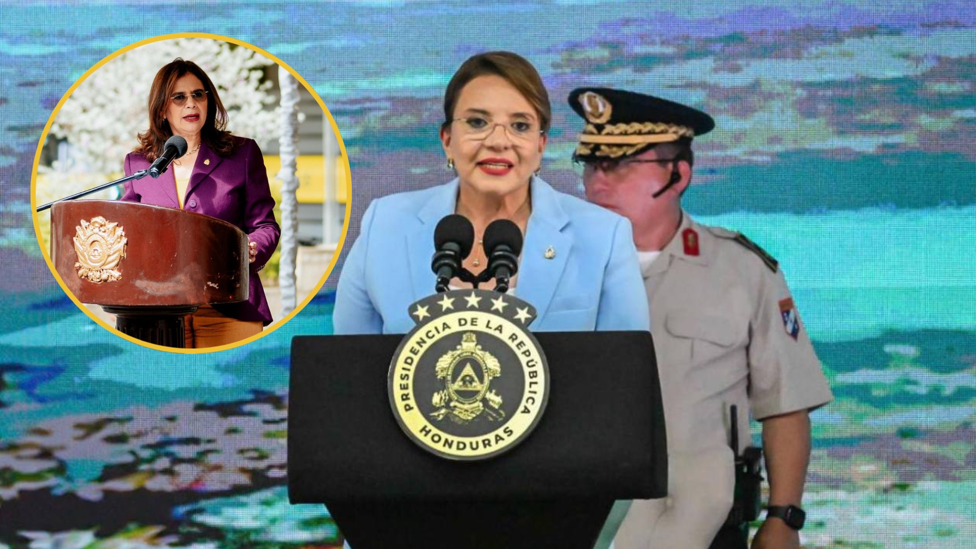 Presidenta Xiomara Castro solicita apoyo para Rixi Moncada durante asamblea de la Amhon