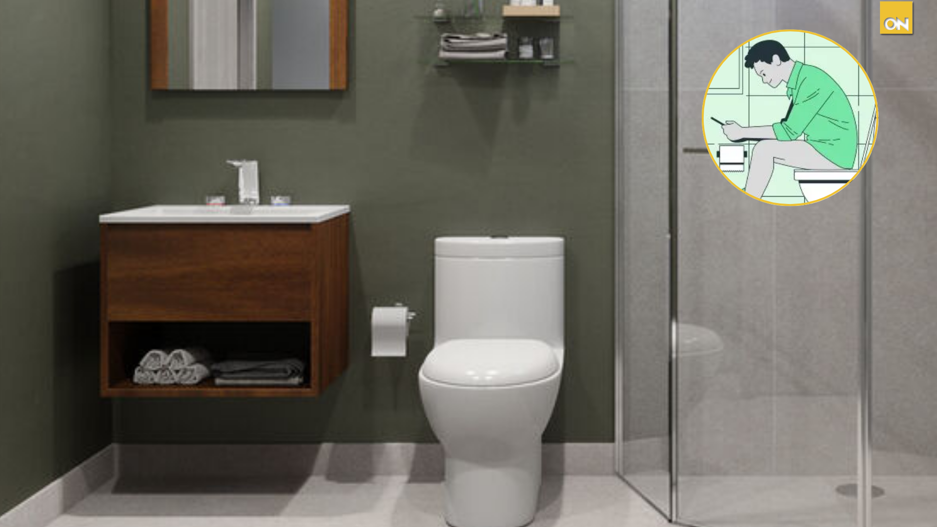 Esto les pasa a las personas que van al baño con el celular