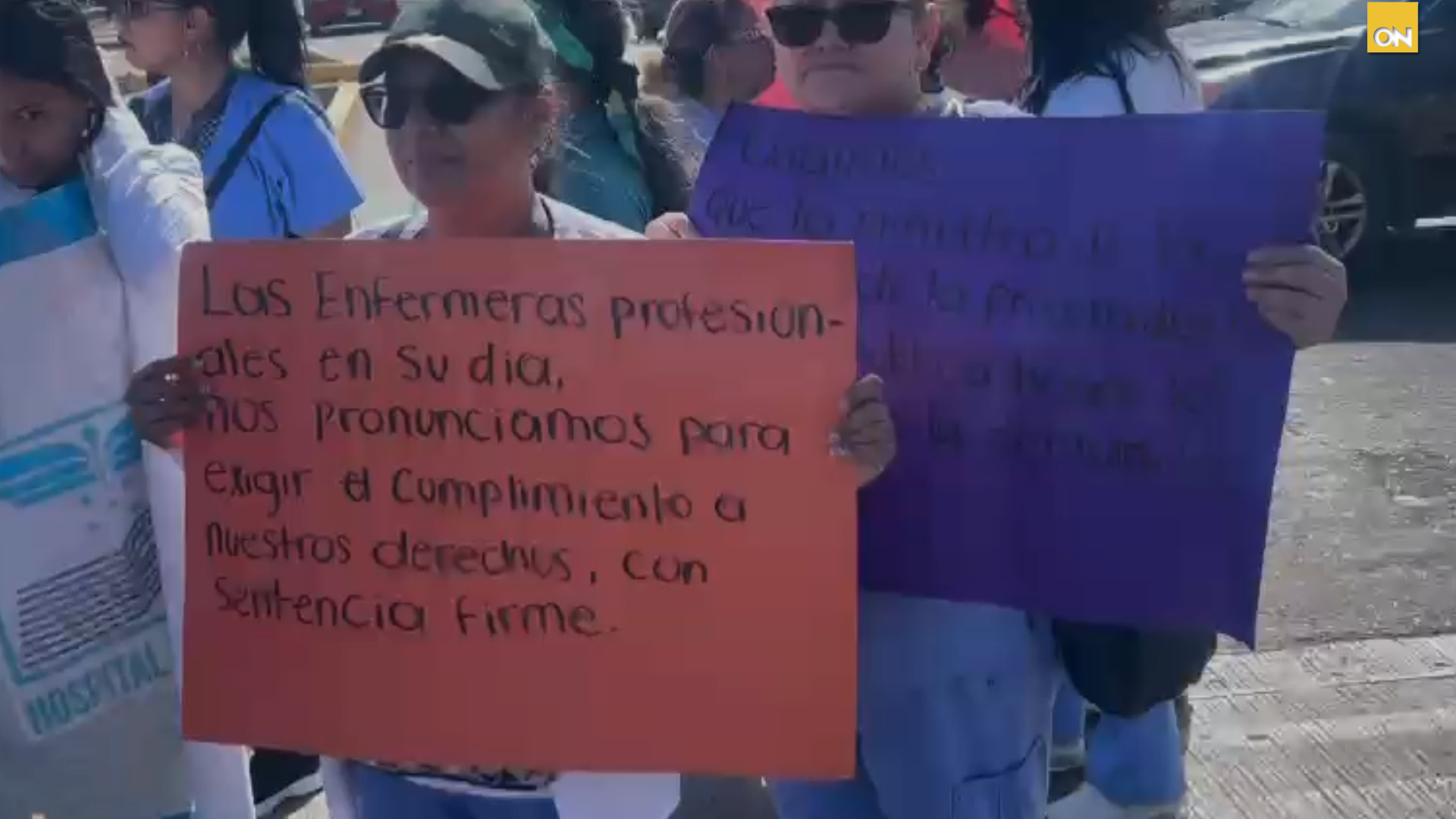 Las enfermeras del Hospital Escuela de Honduras protestan
