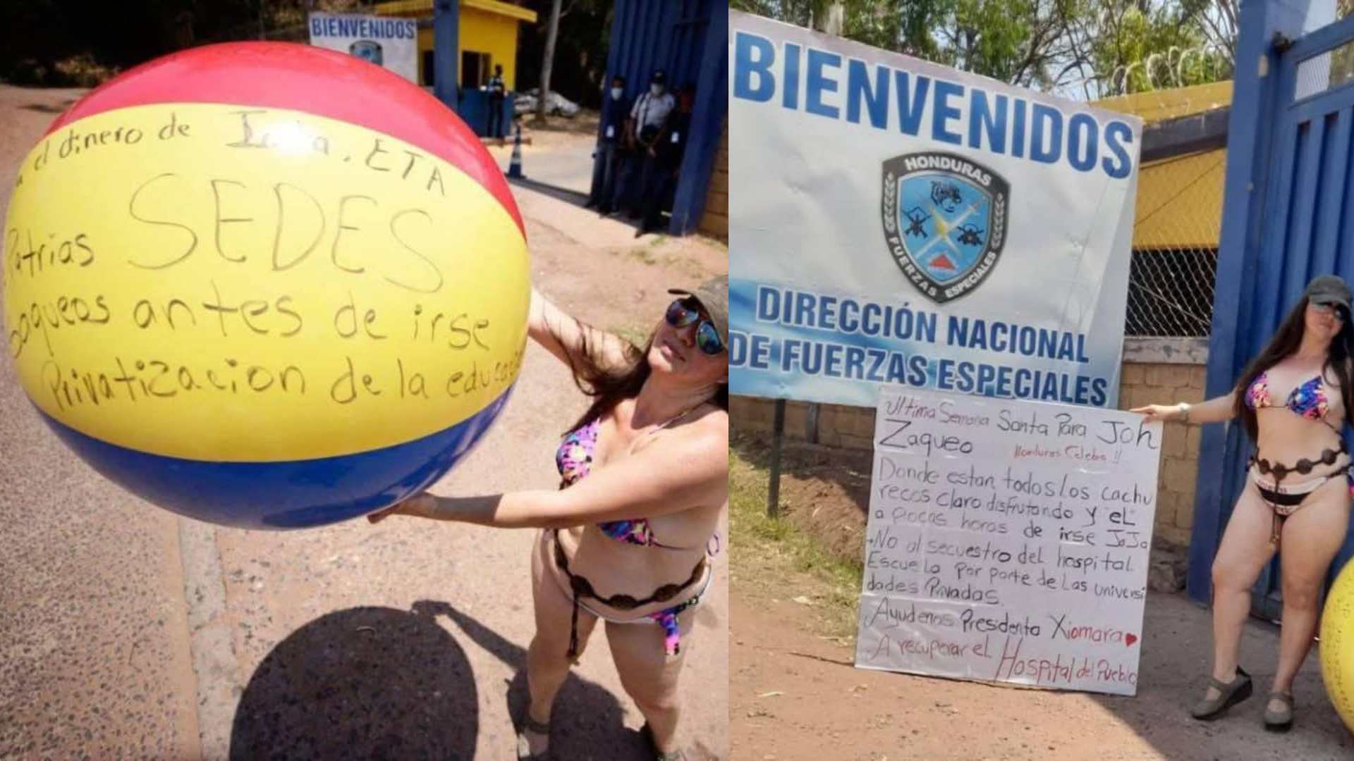 ¿Quién es Floridalia Aguilar? La doctora que captó la atención durante marcha de 1 de mayo en Tegucigalpa