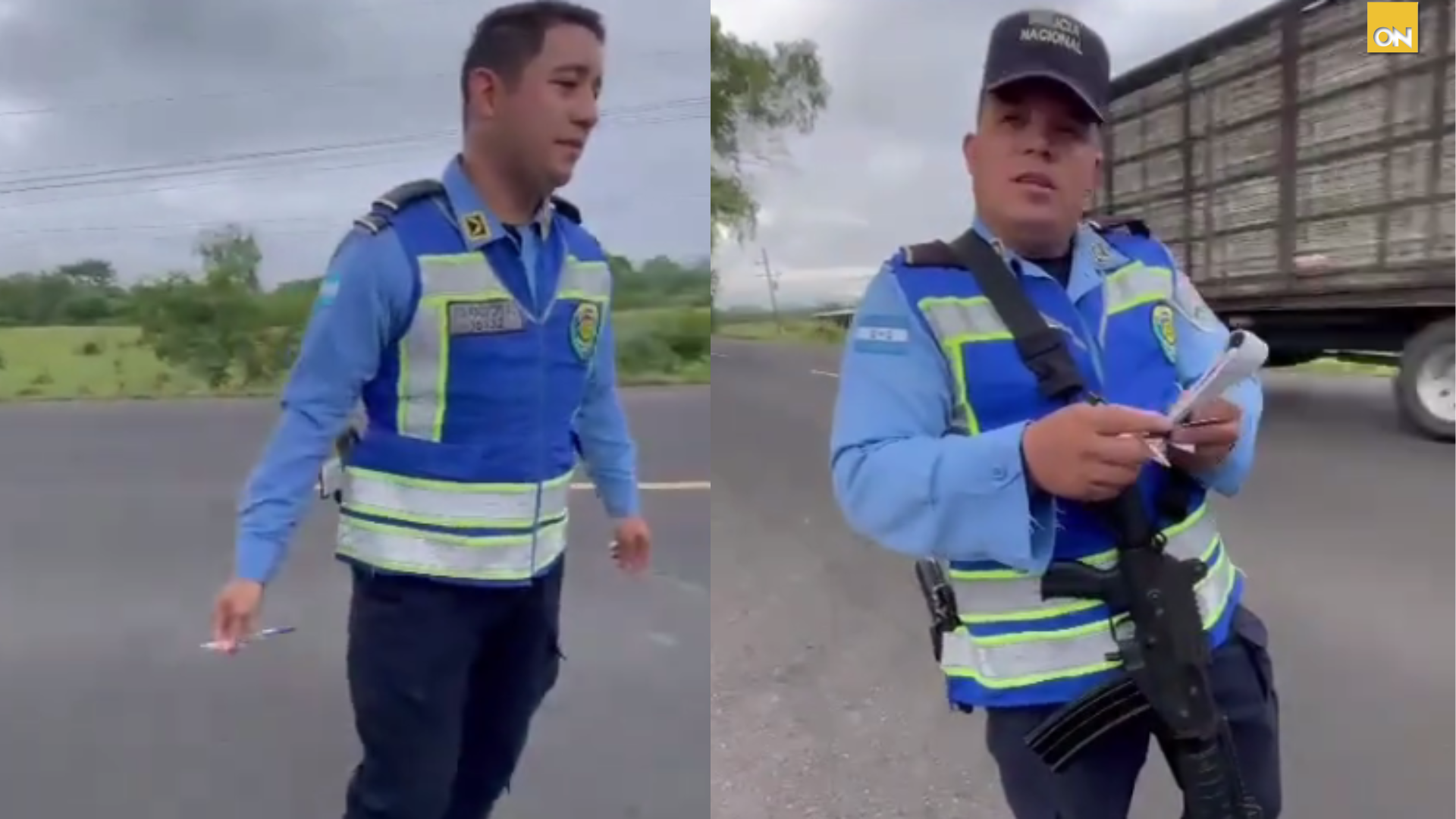 Hondureño denuncia agentes de tránsito por aplicarle multa