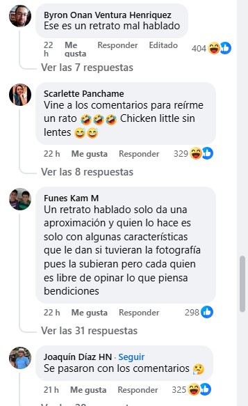 El retrato hablado publicado por la Policía Nacional genera reacciones en redes sociales