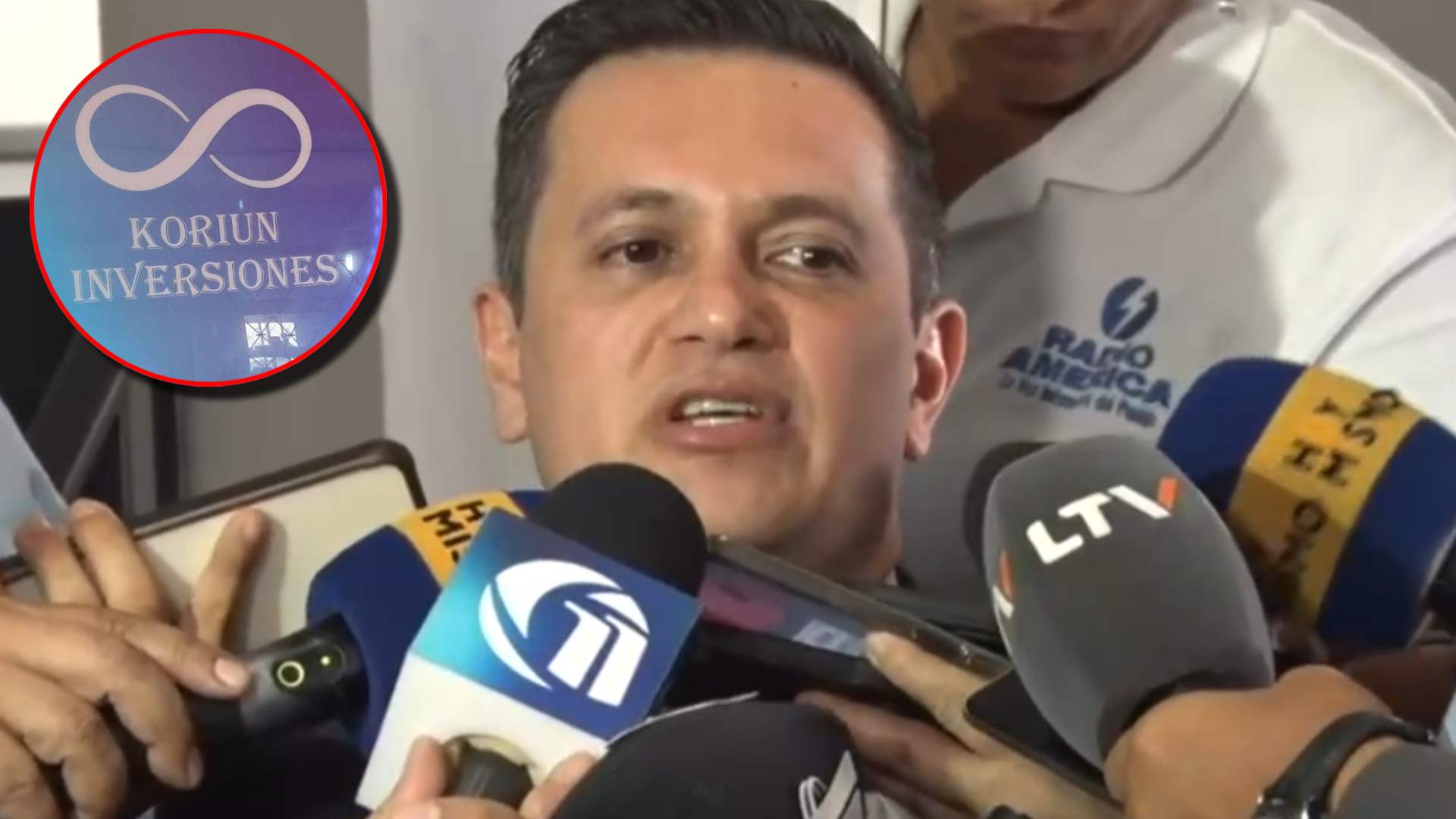 Abogado de gerente de Koriun Inversiones brinda declaraciones