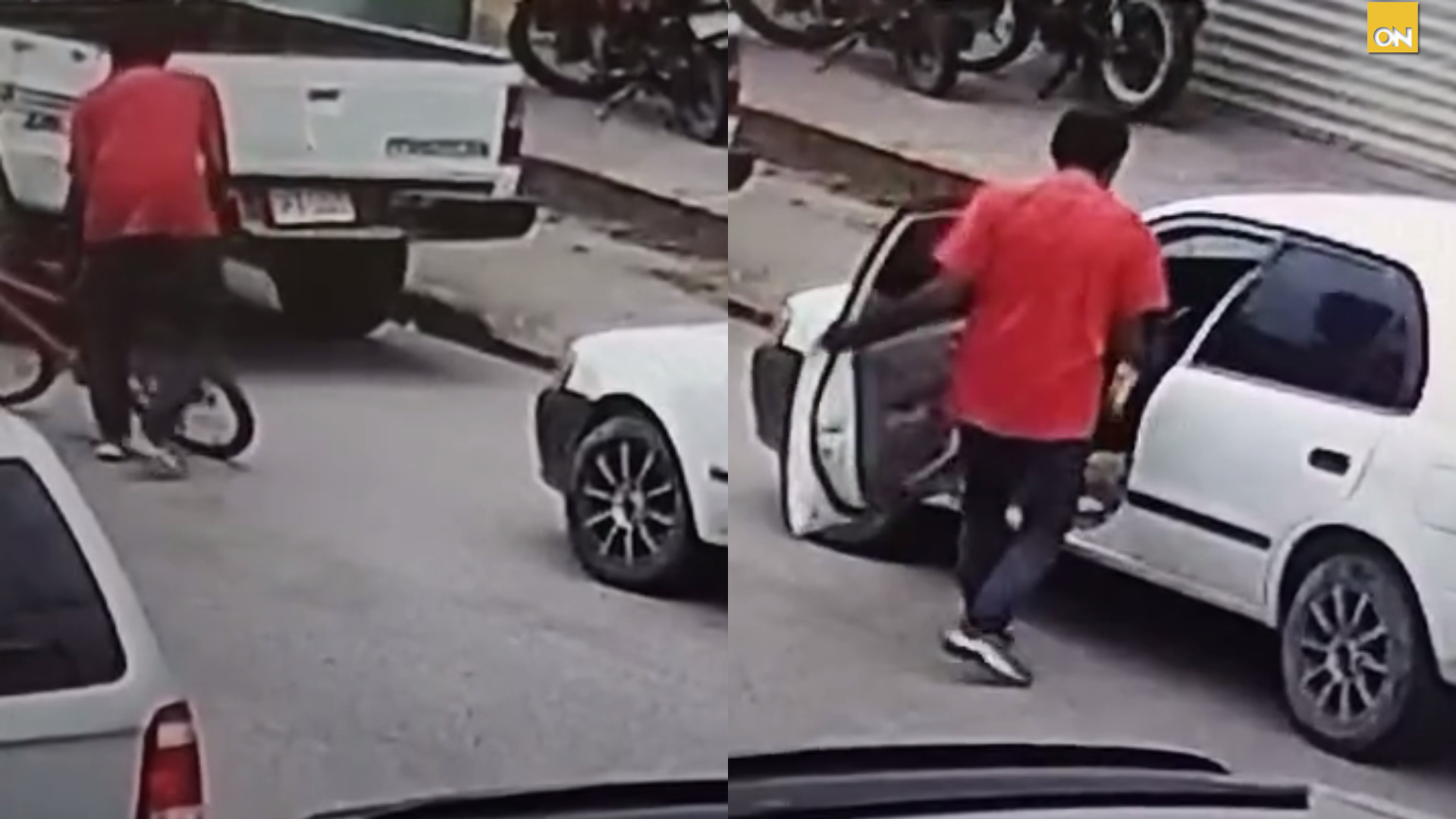 Un ladrón se roba un carro en El Progreso, Yoro