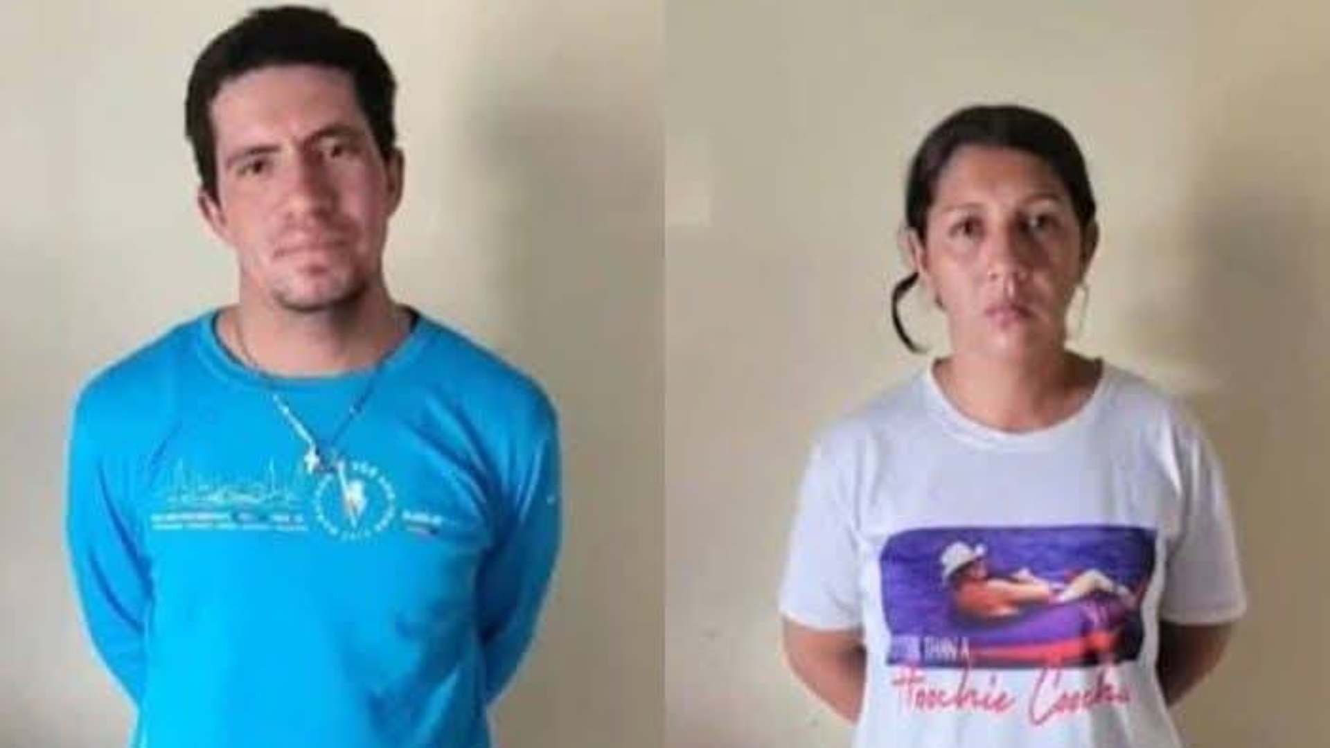Madre y padrastro capturados por vender contenido de hija