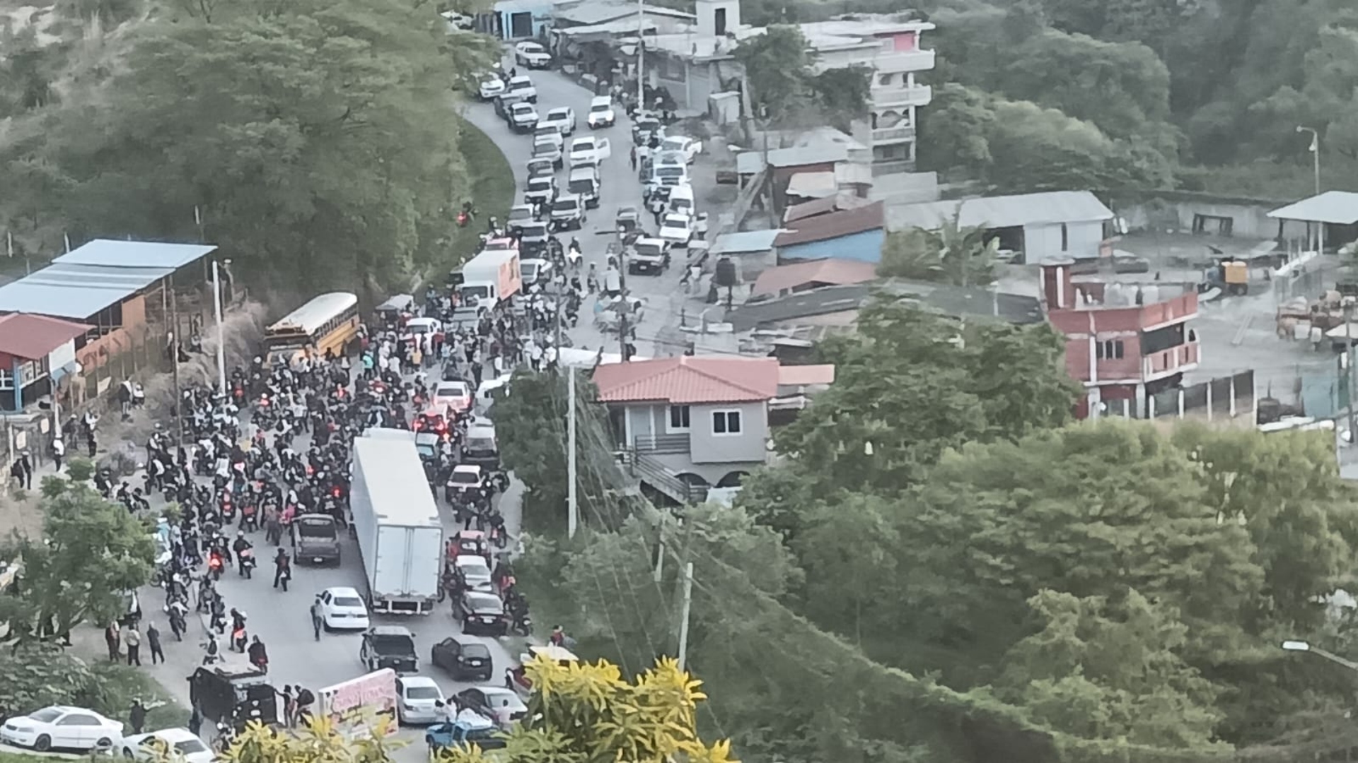 protestas y congestionamiento paralizan las calles de la capital