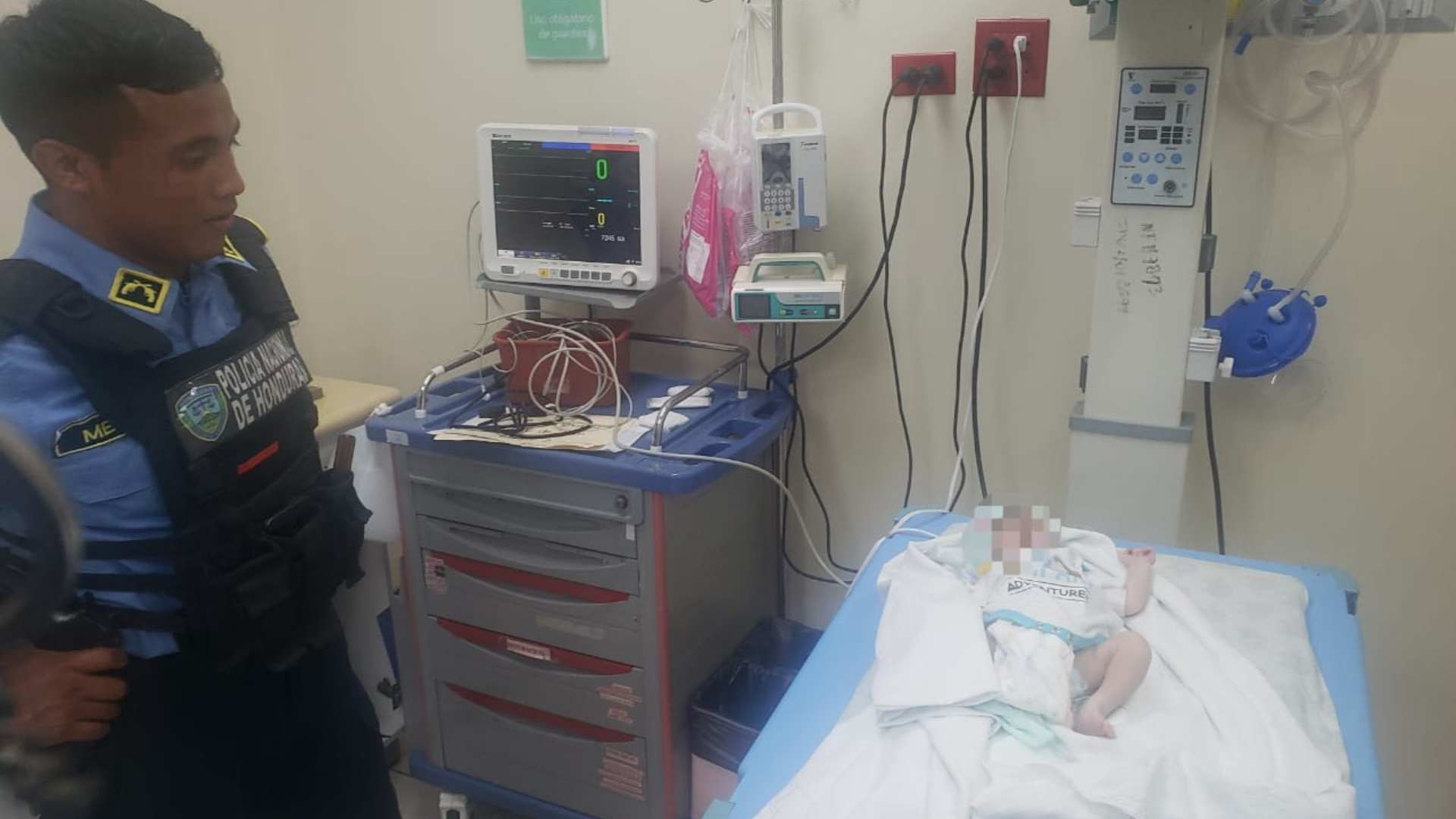 Rescatan a bebé recién nacido en Choloma