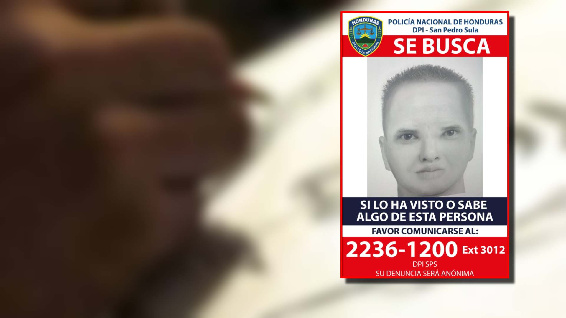 “Parece marciano”: El retrato hablado publicado por la Policía Nacional genera reacciones en redes sociales