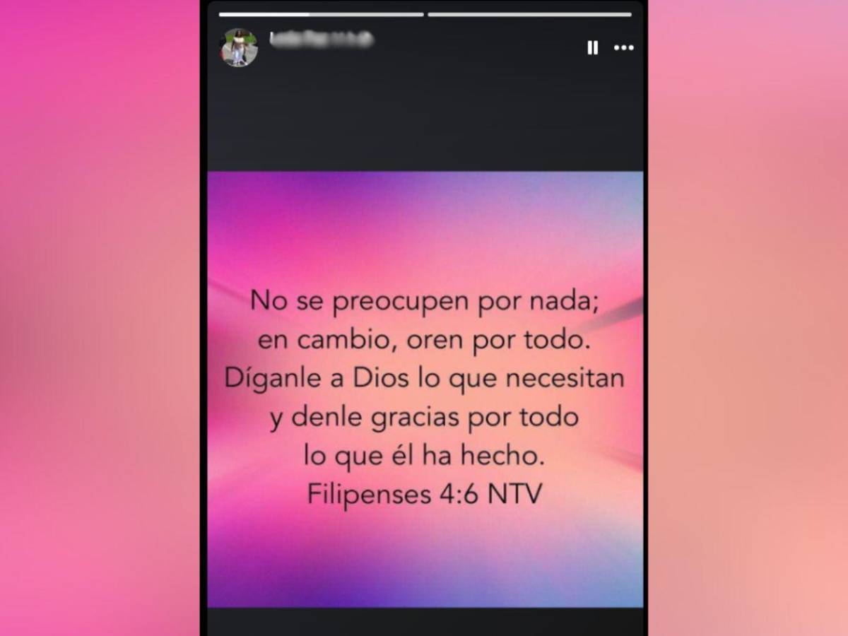 La última publicación de Leda Paz, hondureña que falleció en masacre en Olancho