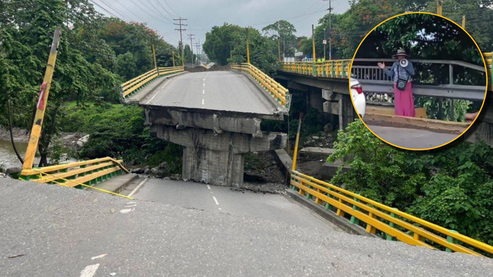A dos días se cumple profecía de hondureña que advirtió la caída de puentes en el país