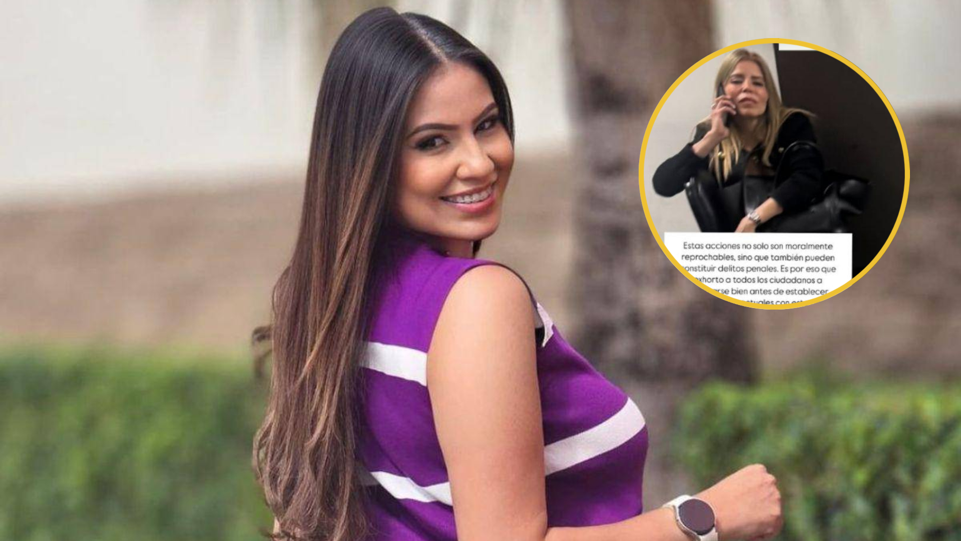 Alejandra Rubio es denunciada por deuda de L92,200; arrendadora asegura haber recibido amenazas