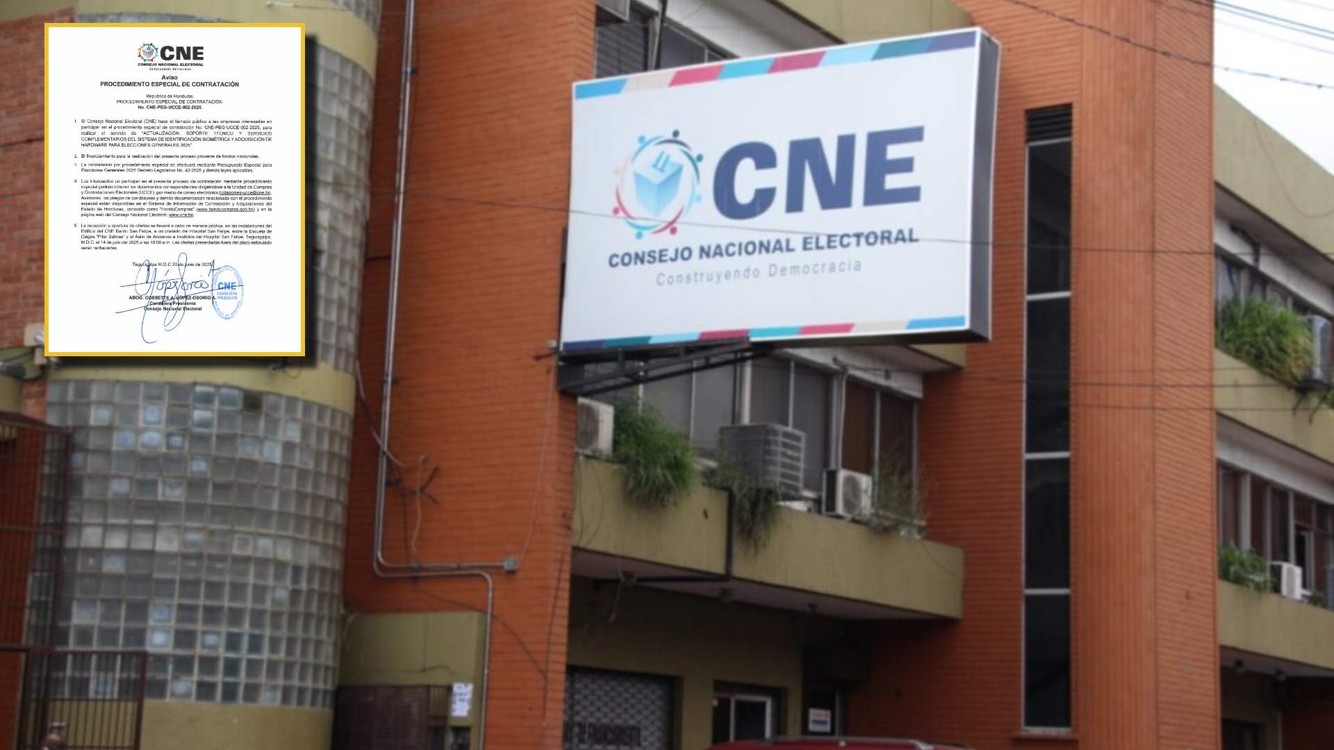 CNE publican condiciones de sistema biométrico en Honduras