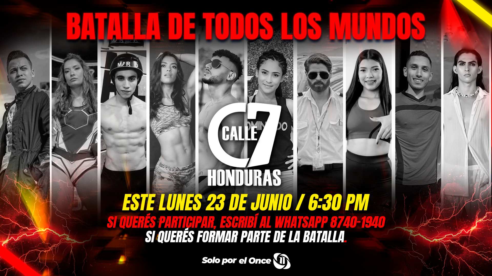 “La Batalla de Todos los Mundos” llega a Calle 7 Honduras: una competencia sin exclusiones