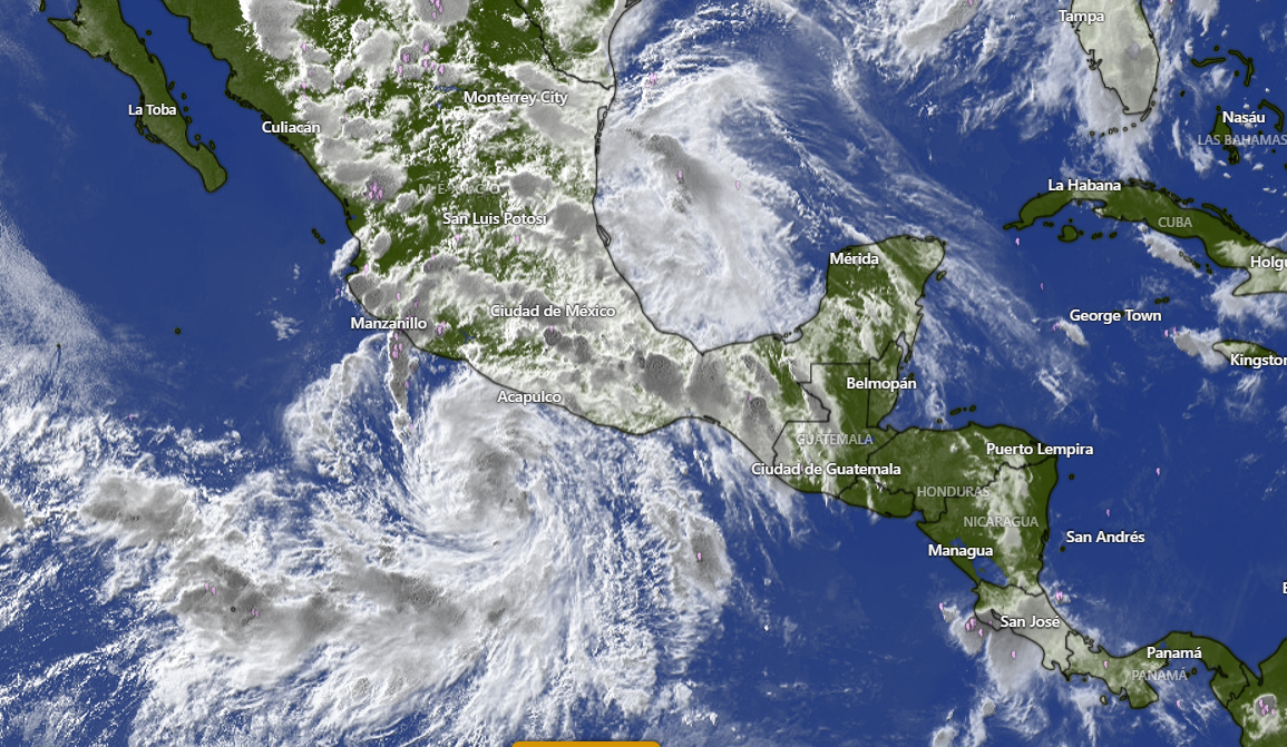 Se forman tormentas tropicales en el Atlantico y pacífico ¿afectarán a Honduras?