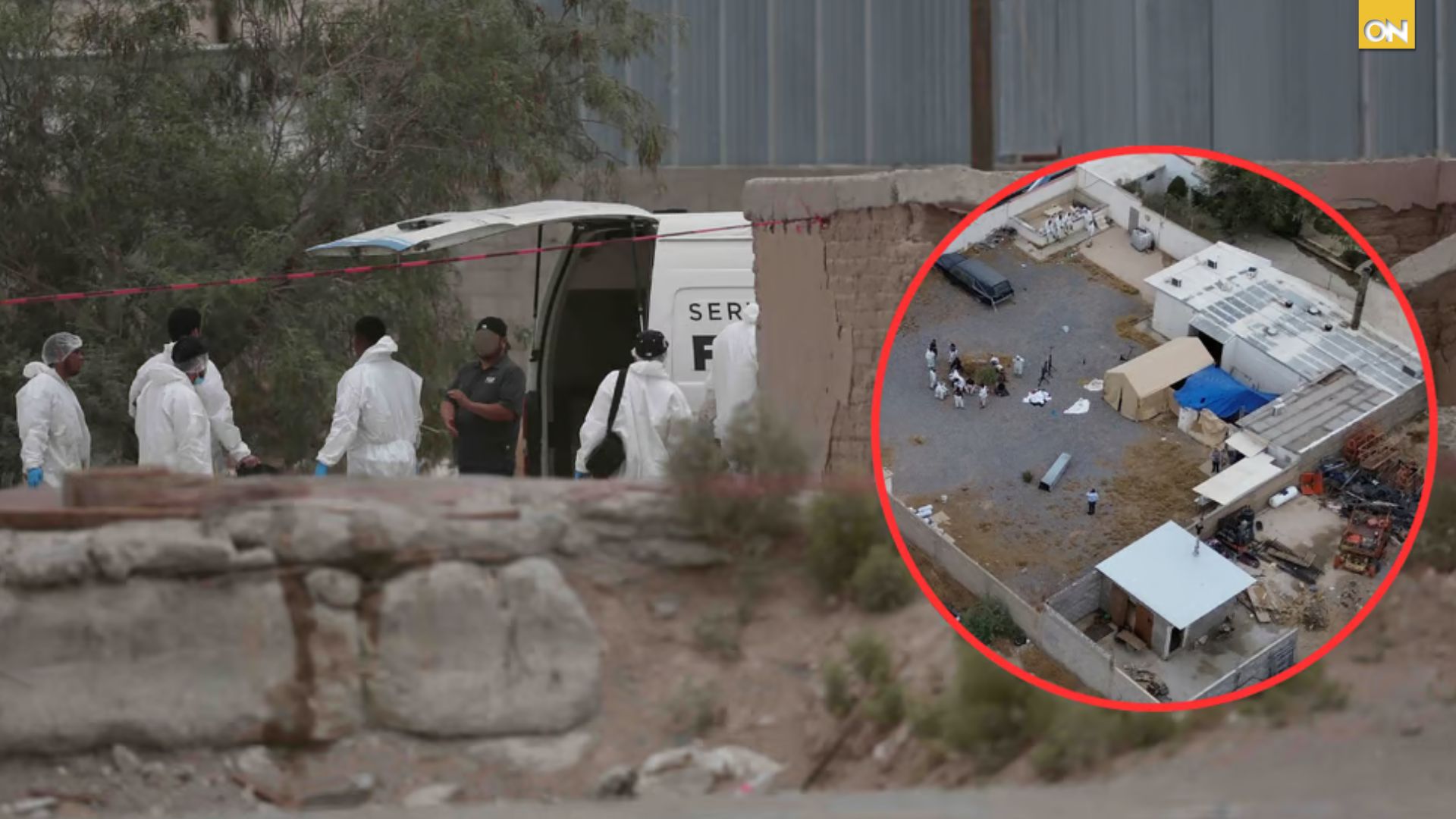 Encuentran 60 cuerpos apilados en un cementerio de México