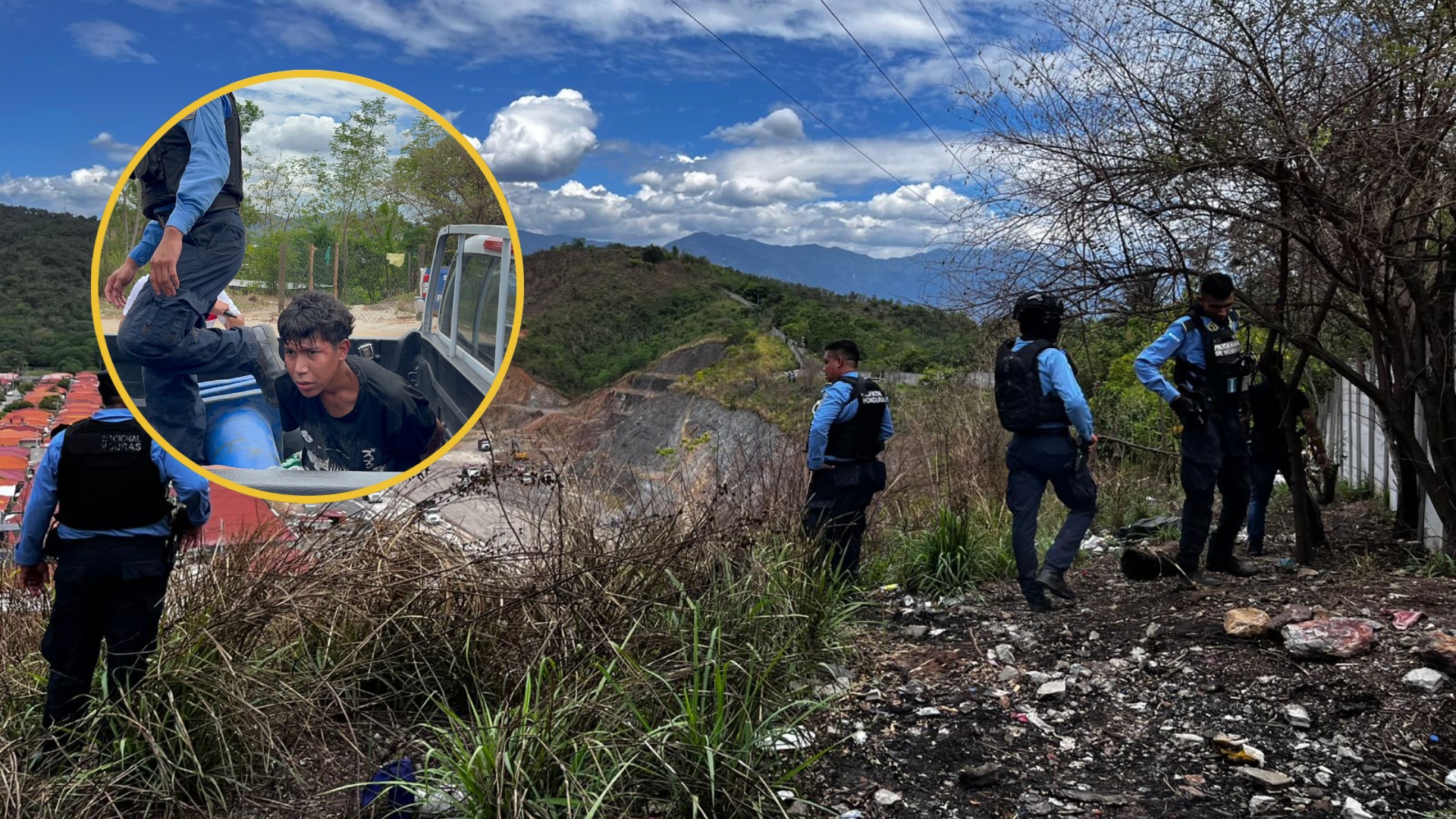Un muerto y varios detenidos tras enfrentamiento armado en operativo policial en San Pedro Sula