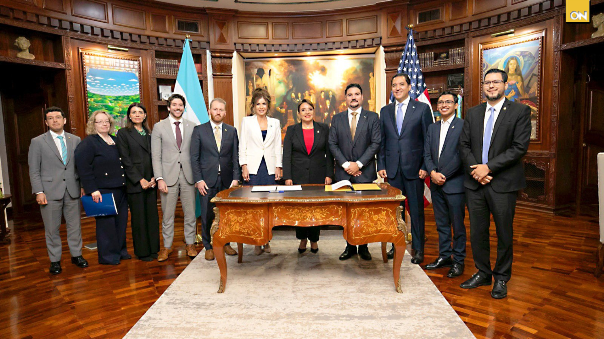 Honduras Estados Unidos firman acuerdos