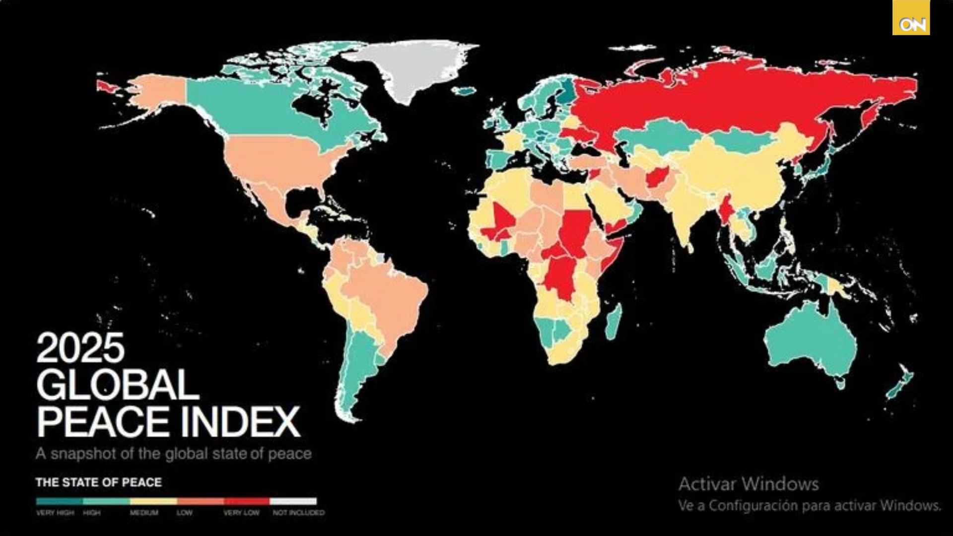 Índice Paz Global 2025 Honduras