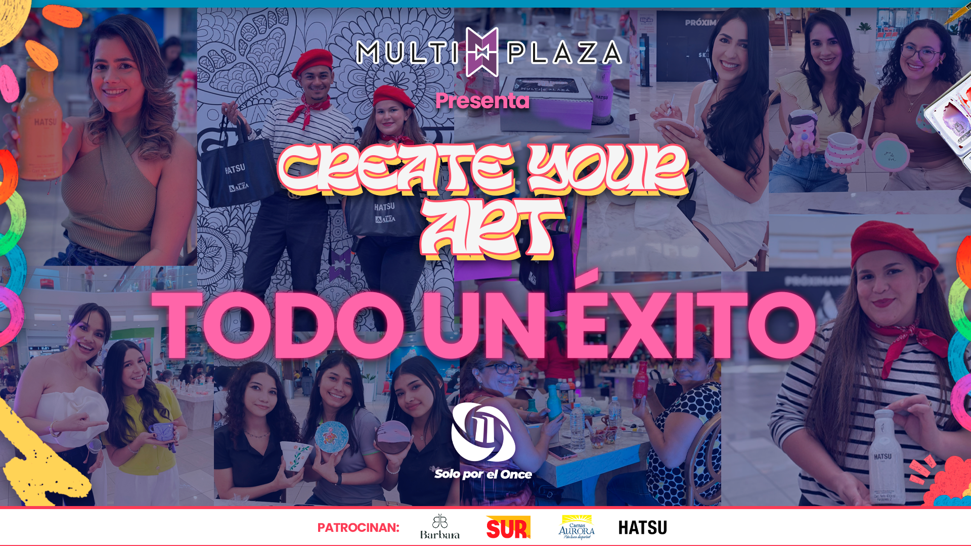 El pasado miércoles 21 de mayo, el arte, la creatividad y la elegancia se dieron cita en un evento inolvidable: “Create Your Art”, una experiencia íntima y sofisticada que logró reunir a influencers, creadores de contenido y amantes del arte en un mismo espacio. Multiplaza San Pedro Sula se transformó en un escenario sensorial donde los asistentes disfrutaron de una tarde mágica con música, cócteles exclusivos y una sesión de pintura en cerámica guiada por un artista profesional. Más que una actividad, fue una pausa en el tiempo para reconectar con el lado más creativo, emotivo y humano de cada invitado. Este evento, impulsado por Canal 11 en alianza con Multiplaza SPS y marcas visionarias como SUR, Bárbara, Camas Aurora y Hatsu, abrió un nuevo camino en la forma de generar experiencias: auténticas, estéticas y profundamente personales. Create Your Art deja huella como una propuesta que celebra el arte desde el alma, apostando por espacios donde lo importante no es solo lo que se crea sino lo que se siente. Espera muy pronto eventos como este, solo por el 11