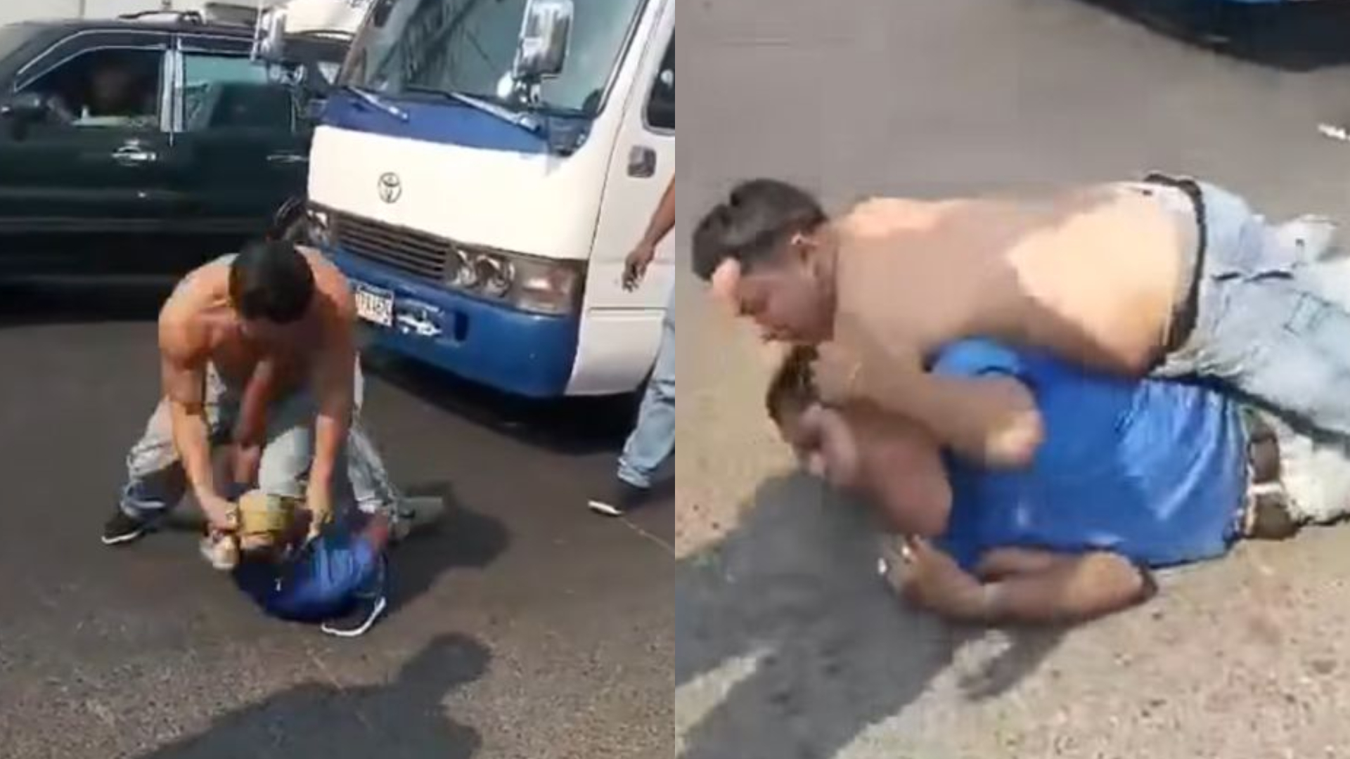 Pelea cobradores Comayagüela