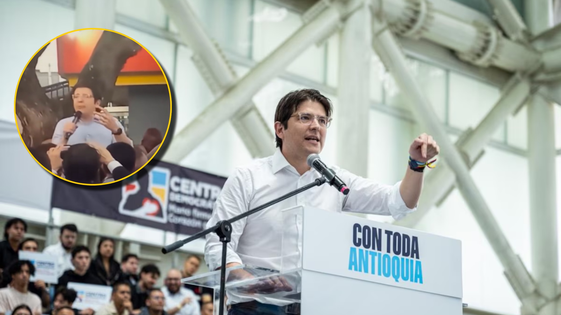 Precandidato presidencial Miguel Uribe resulta herido en atentado durante mitin en Bogotá