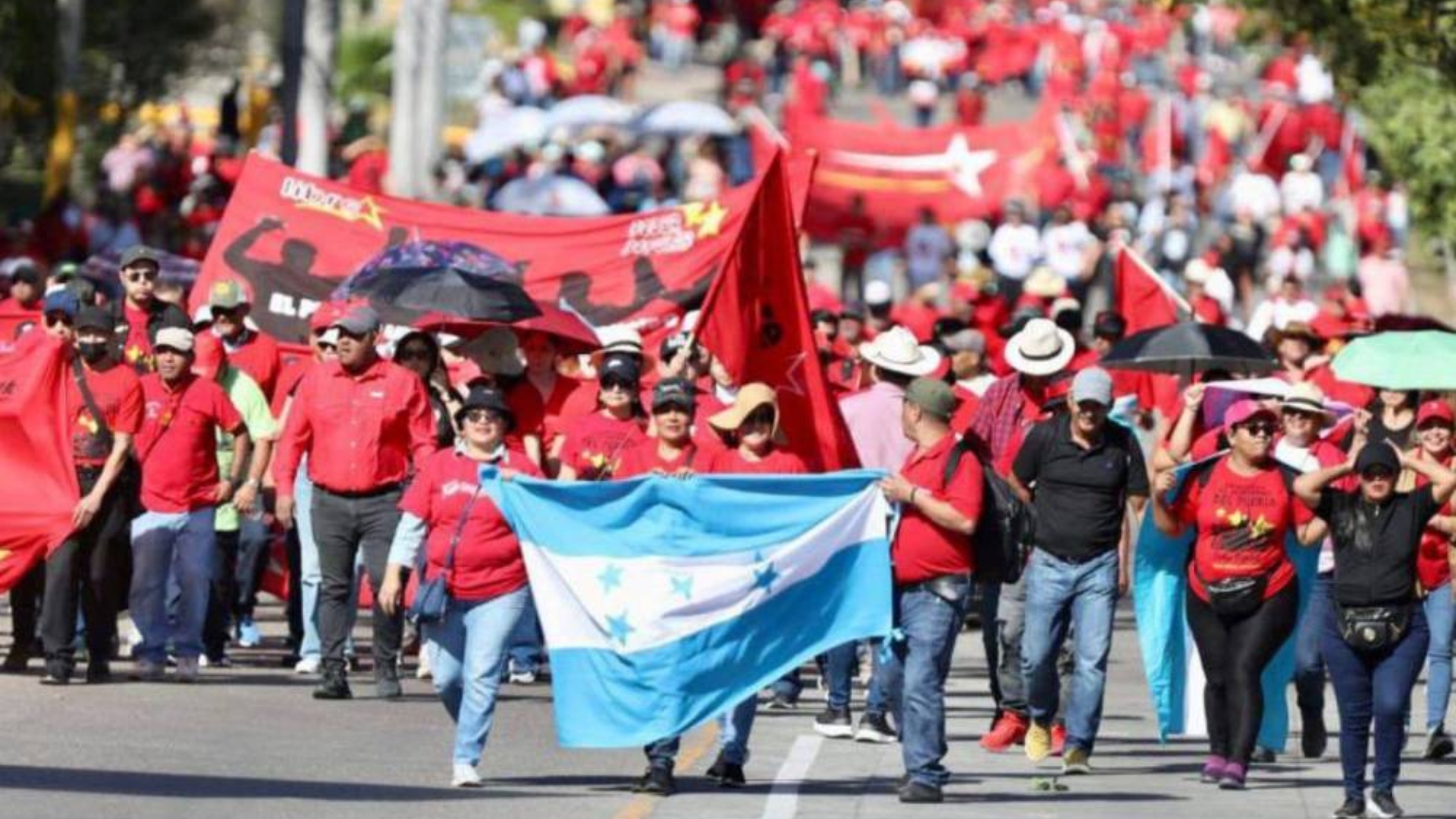 Qué calles estarán cerradas por la movilización de Libre en Tegucigalpa