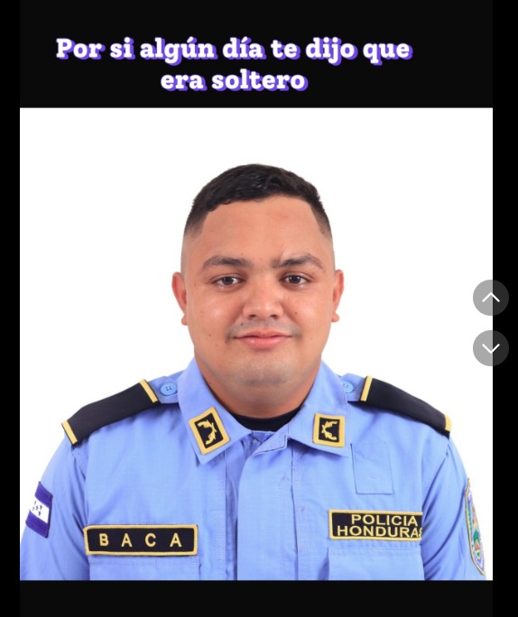  Hondureña publica foto de su esposo policía y le responden que tiene otra
