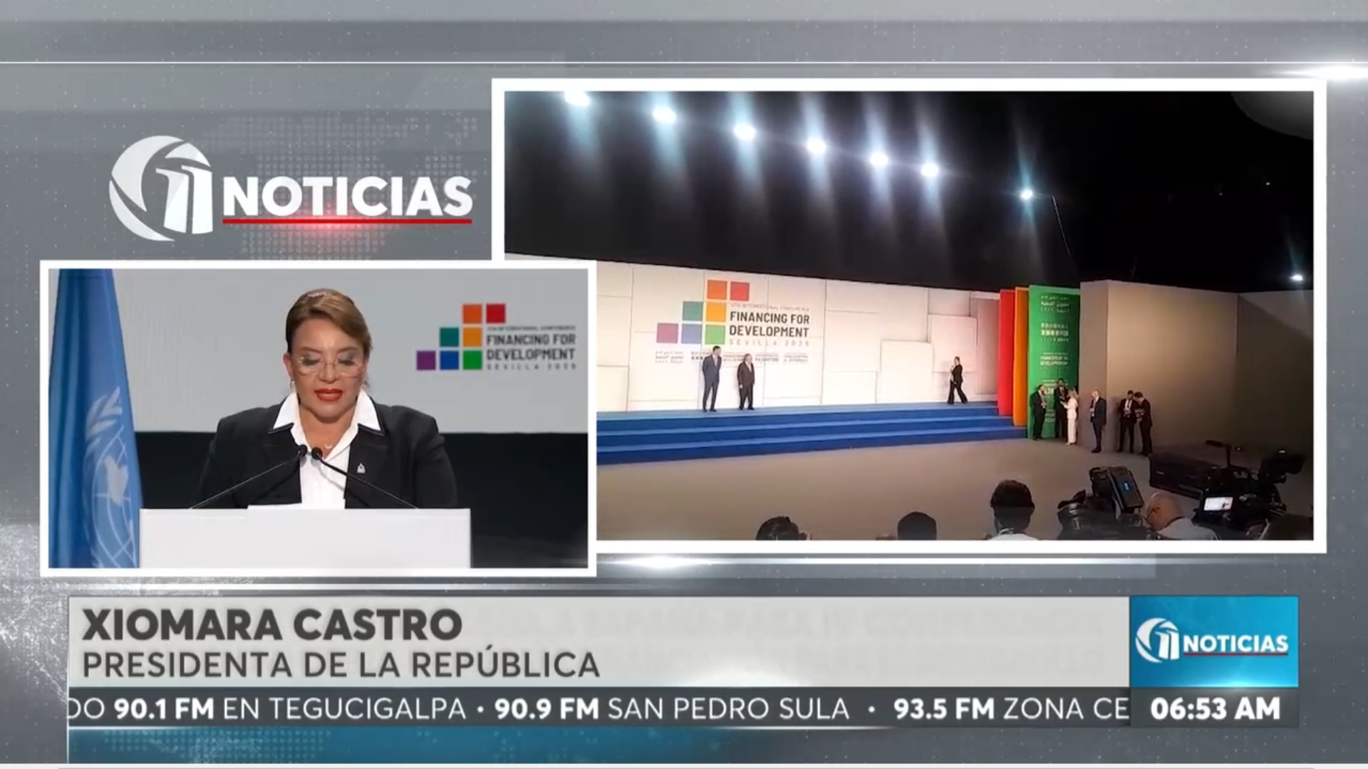 Presidenta Xiomara Castro exige transformación del sistema financiero internacional en cumbre de la ONU