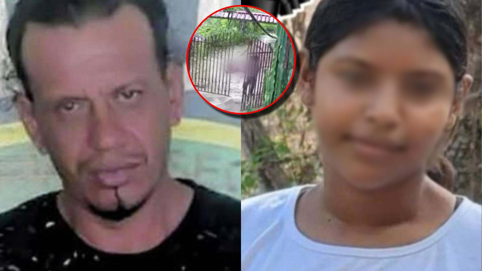 Así fue el ataque a menor por hombre acosador en Cedros (VIDEO)